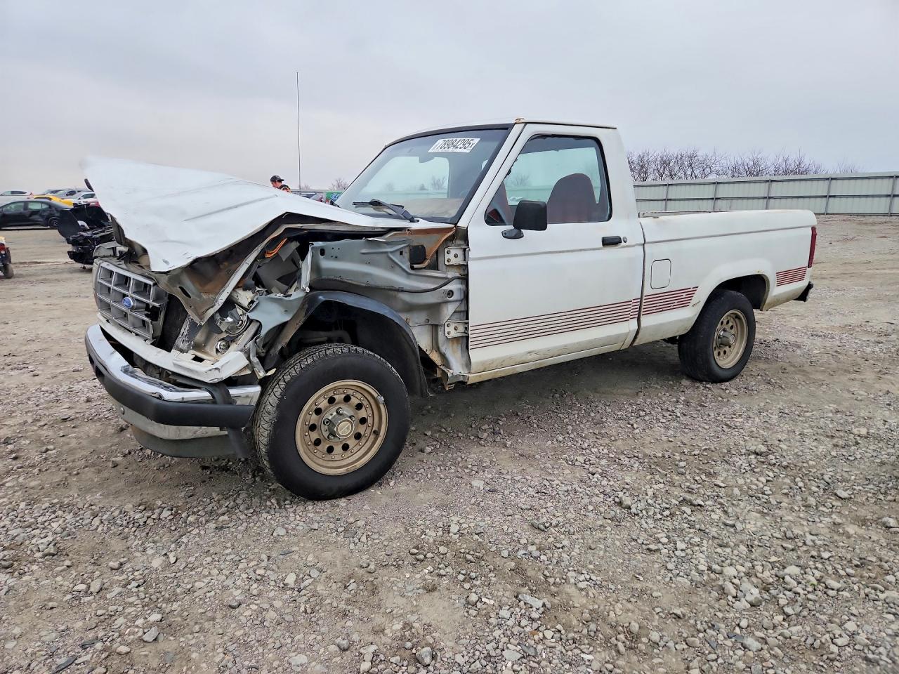 1991 Ford Ranger Белый vin: 1FTCR10A2MTA48766
