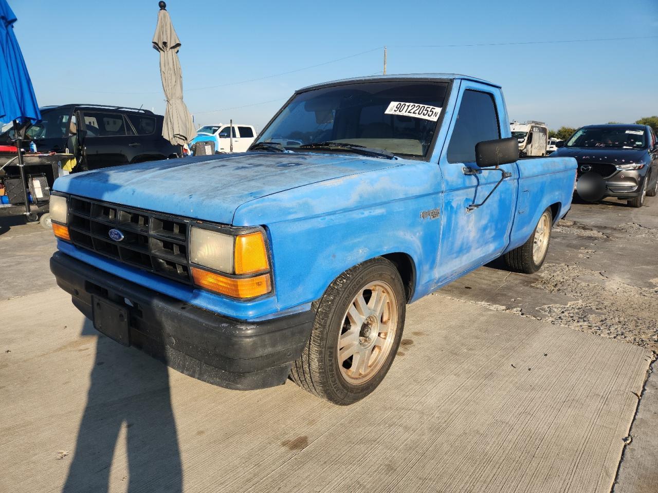 1991 Ford Ranger Синий vin: 1FTCR10A2MUB92120
