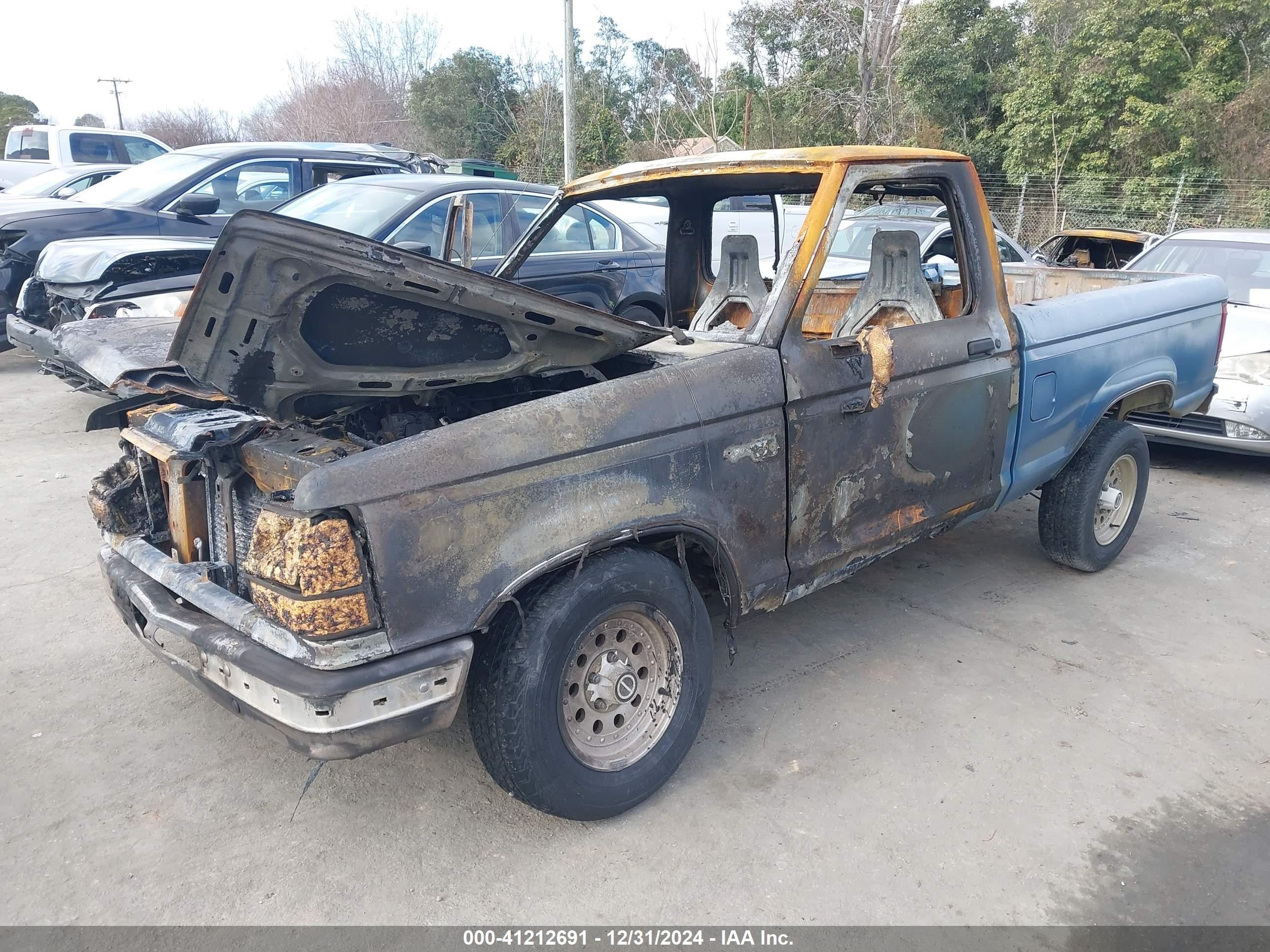 1991 Ford Ranger   Blue vin: 1FTCR10A2MUD92561