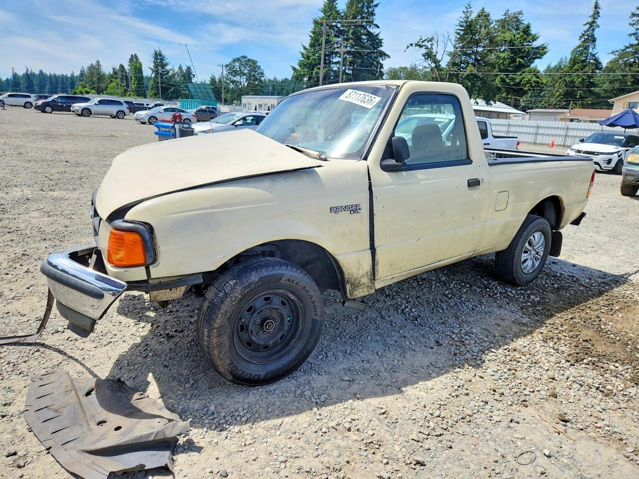1993 Ford Ranger White vin: 1FTCR10A2PUC19773