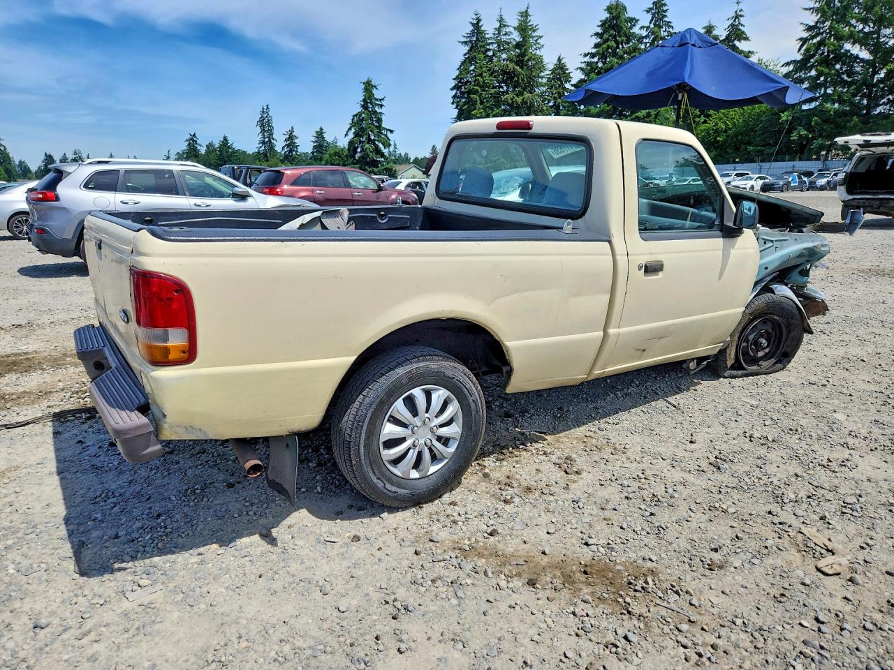 1993 Ford Ranger White vin: 1FTCR10A2PUC19773