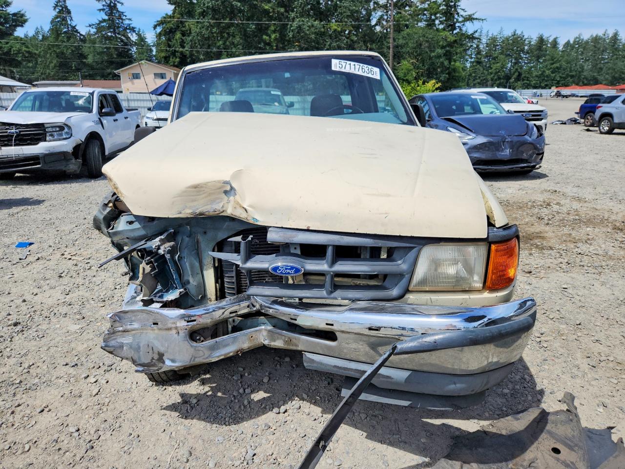 1993 Ford Ranger White vin: 1FTCR10A2PUC19773