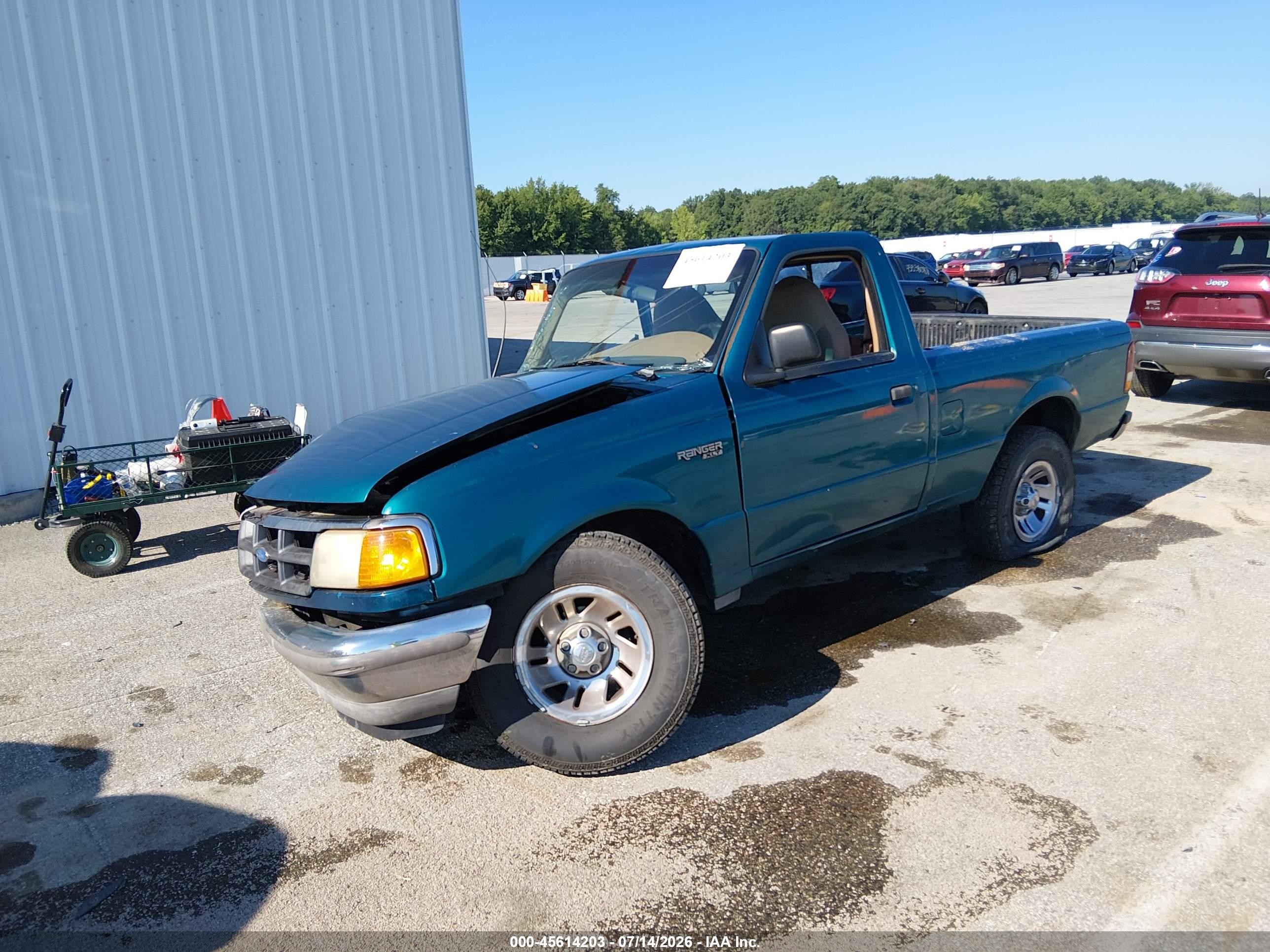 1995 Ford Ranger   Green vin: 1FTCR10A2SUC00049