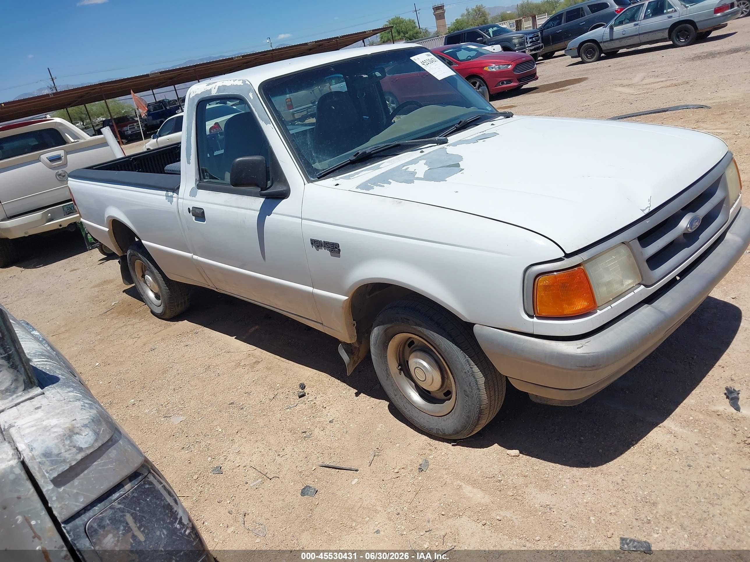 1995 Ford Ranger   White vin: 1FTCR10A2SUC14386