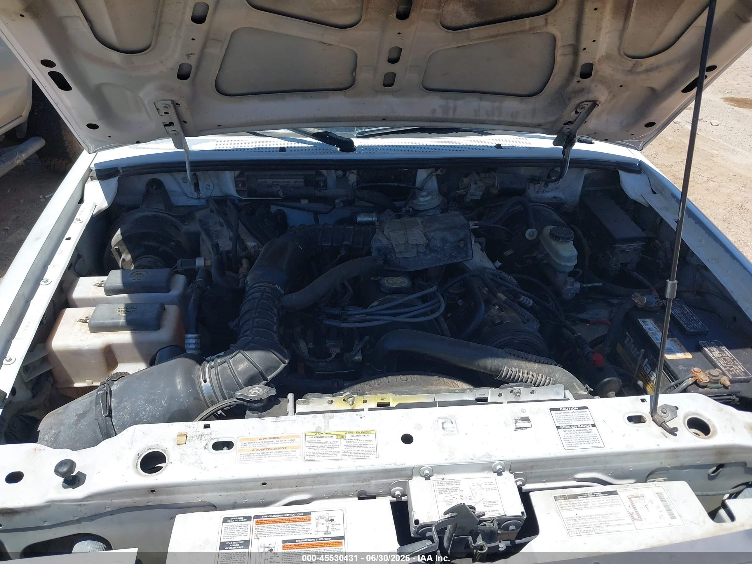 1995 Ford Ranger   White vin: 1FTCR10A2SUC14386