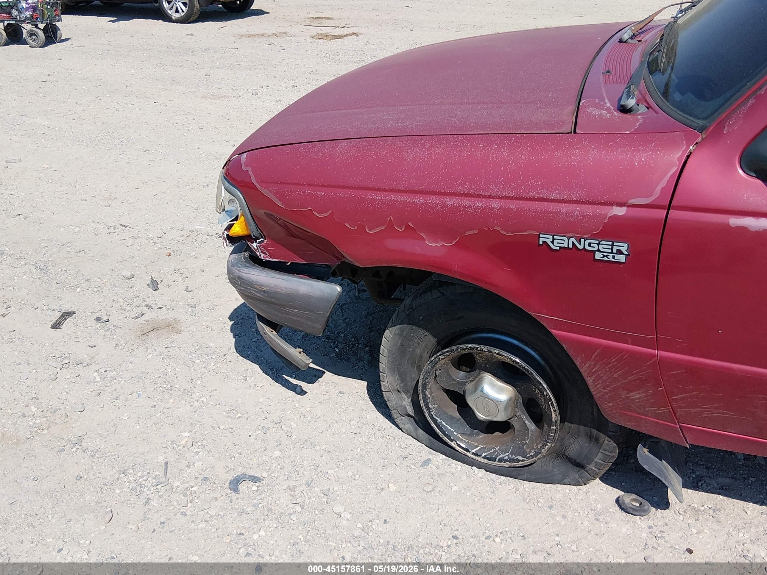 1996 Ford Ranger   Burgundy vin: 1FTCR10A2TTA57076