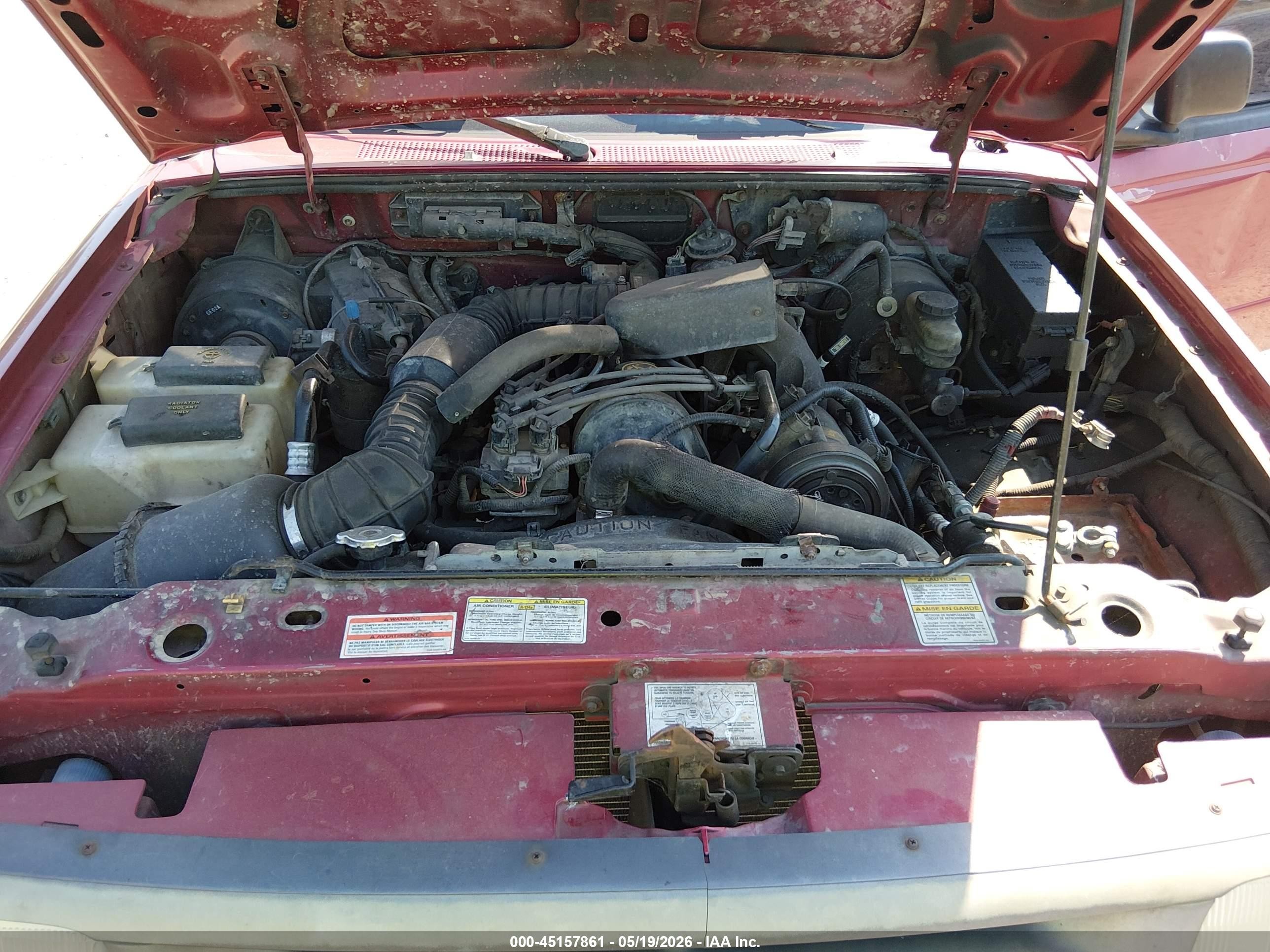 1996 Ford Ranger   Burgundy vin: 1FTCR10A2TTA57076