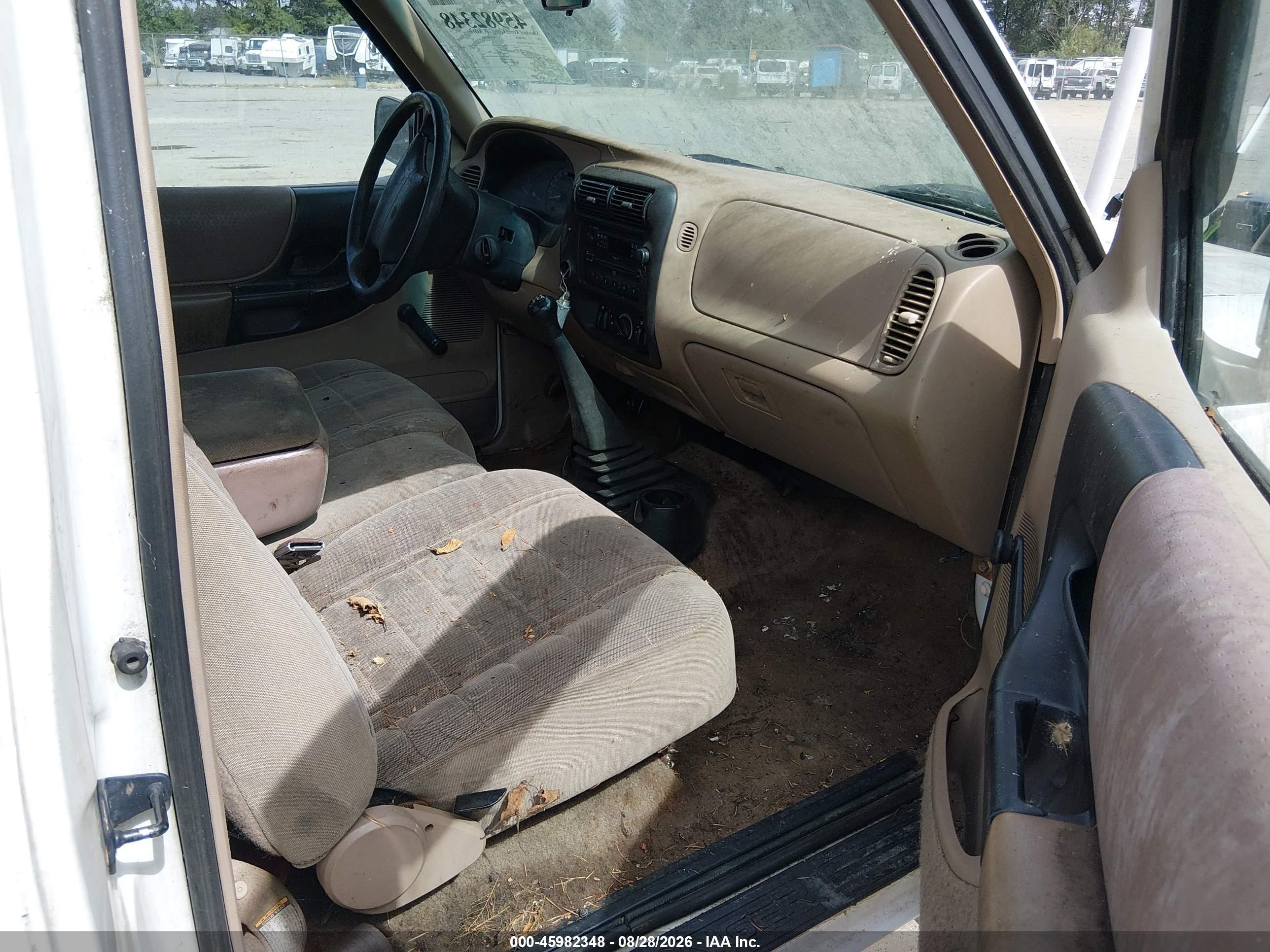 1997 Ford Ranger Splash/xl/xlt White vin: 1FTCR10A2VPB01301