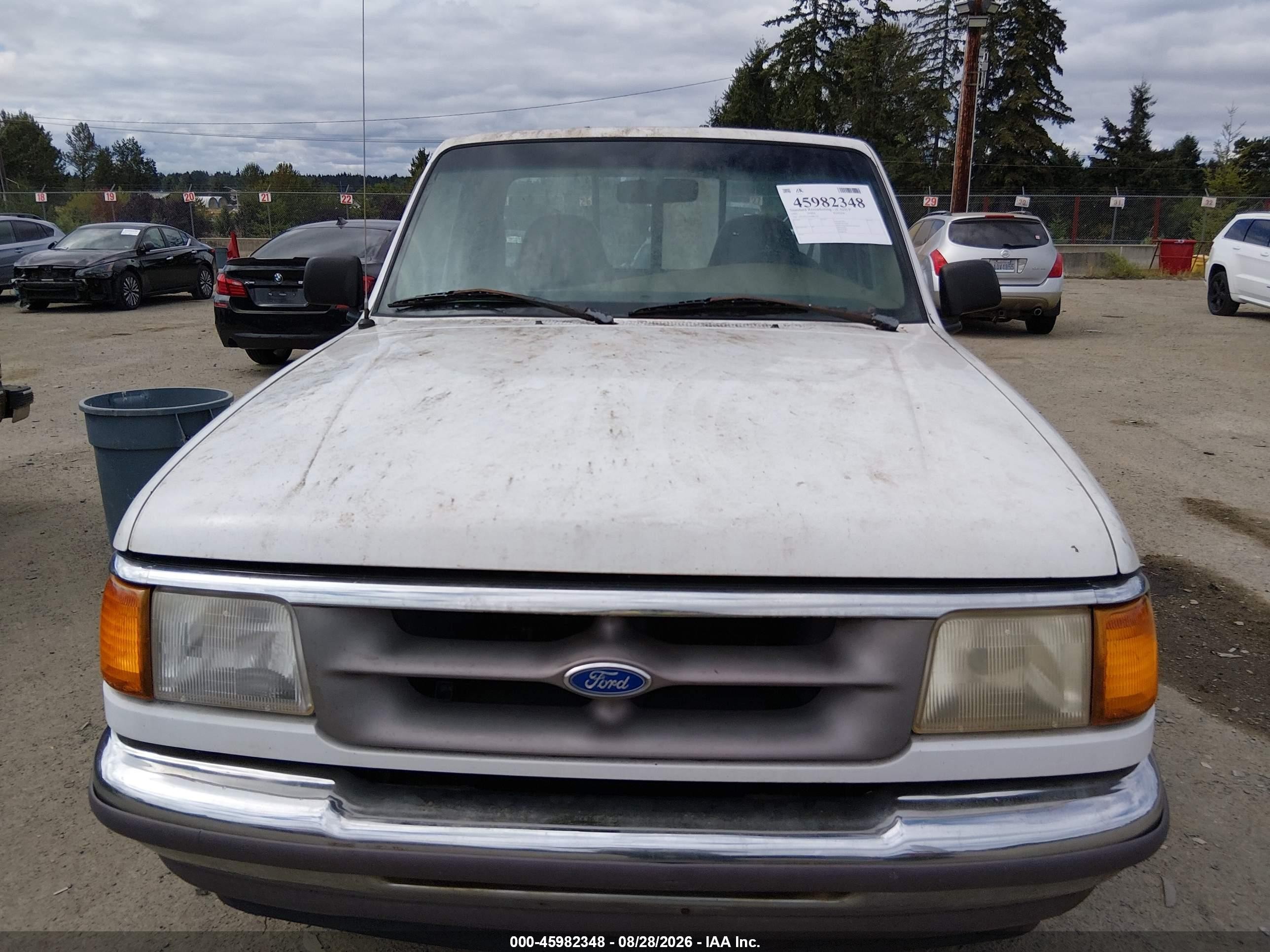 1997 Ford Ranger Splash/xl/xlt White vin: 1FTCR10A2VPB01301