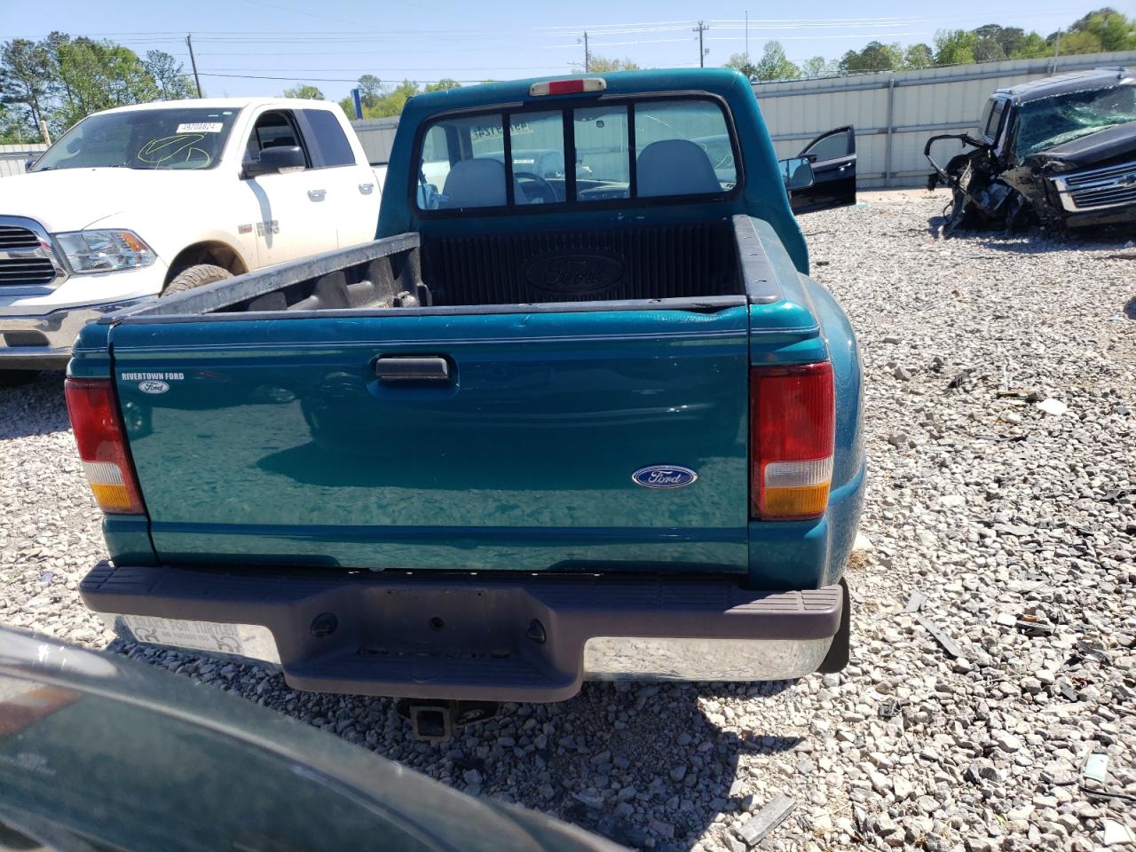 1997 Ford Ranger Green vin: 1FTCR10A2VPB45329
