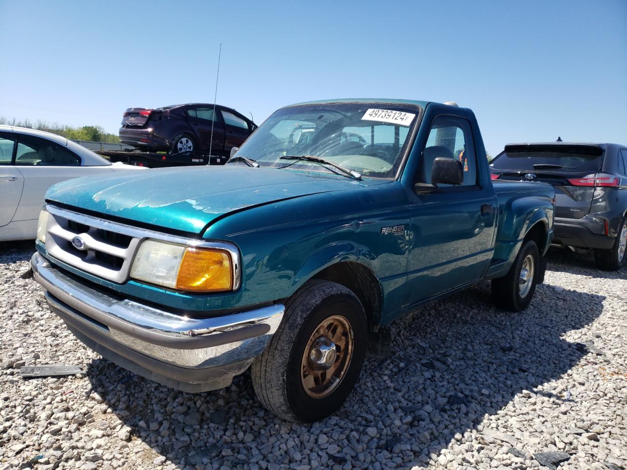 1997 Ford Ranger Green vin: 1FTCR10A2VPB45329