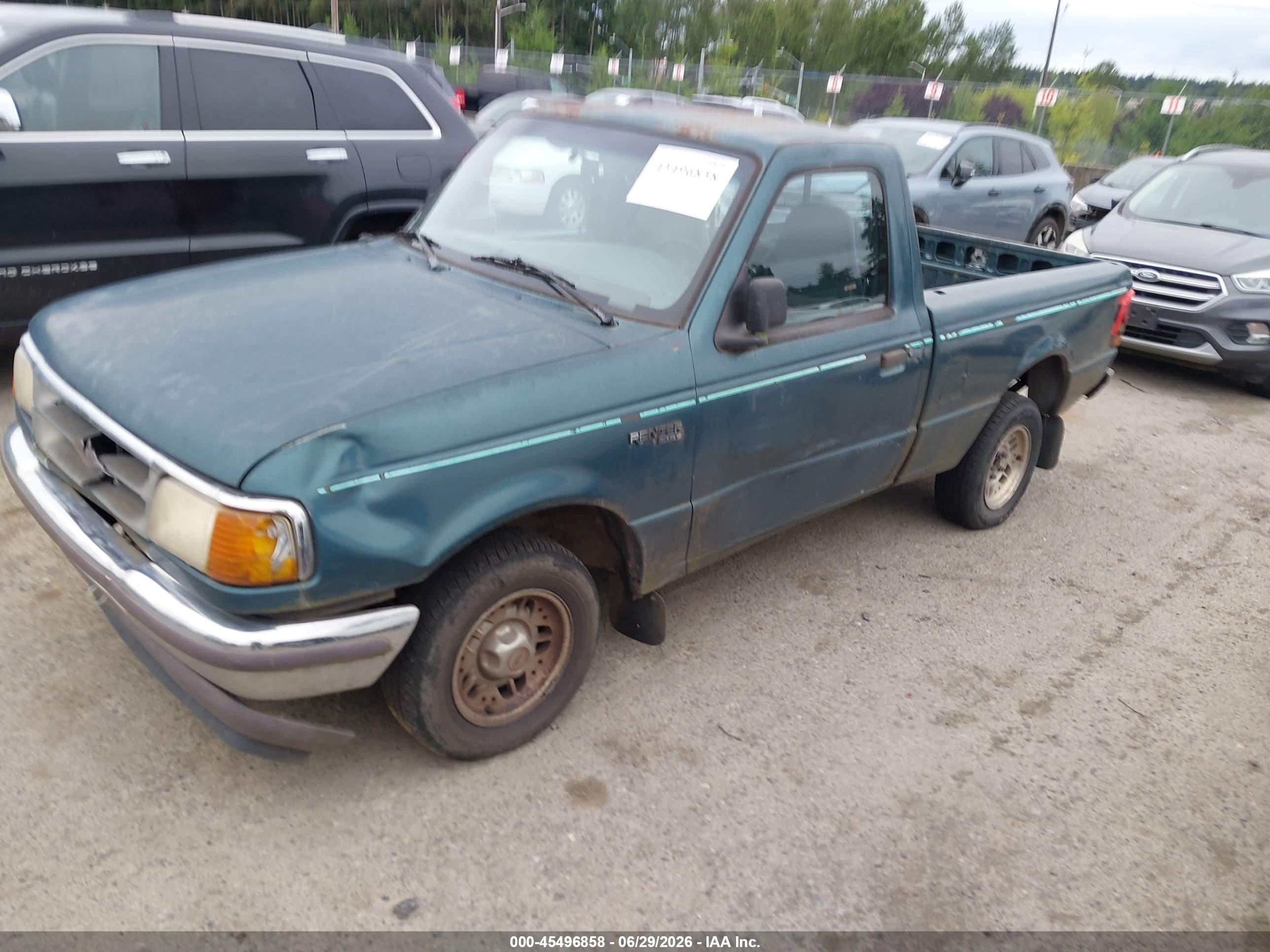 1997 Ford Ranger Splash/xlt Green vin: 1FTCR10A2VUA38850