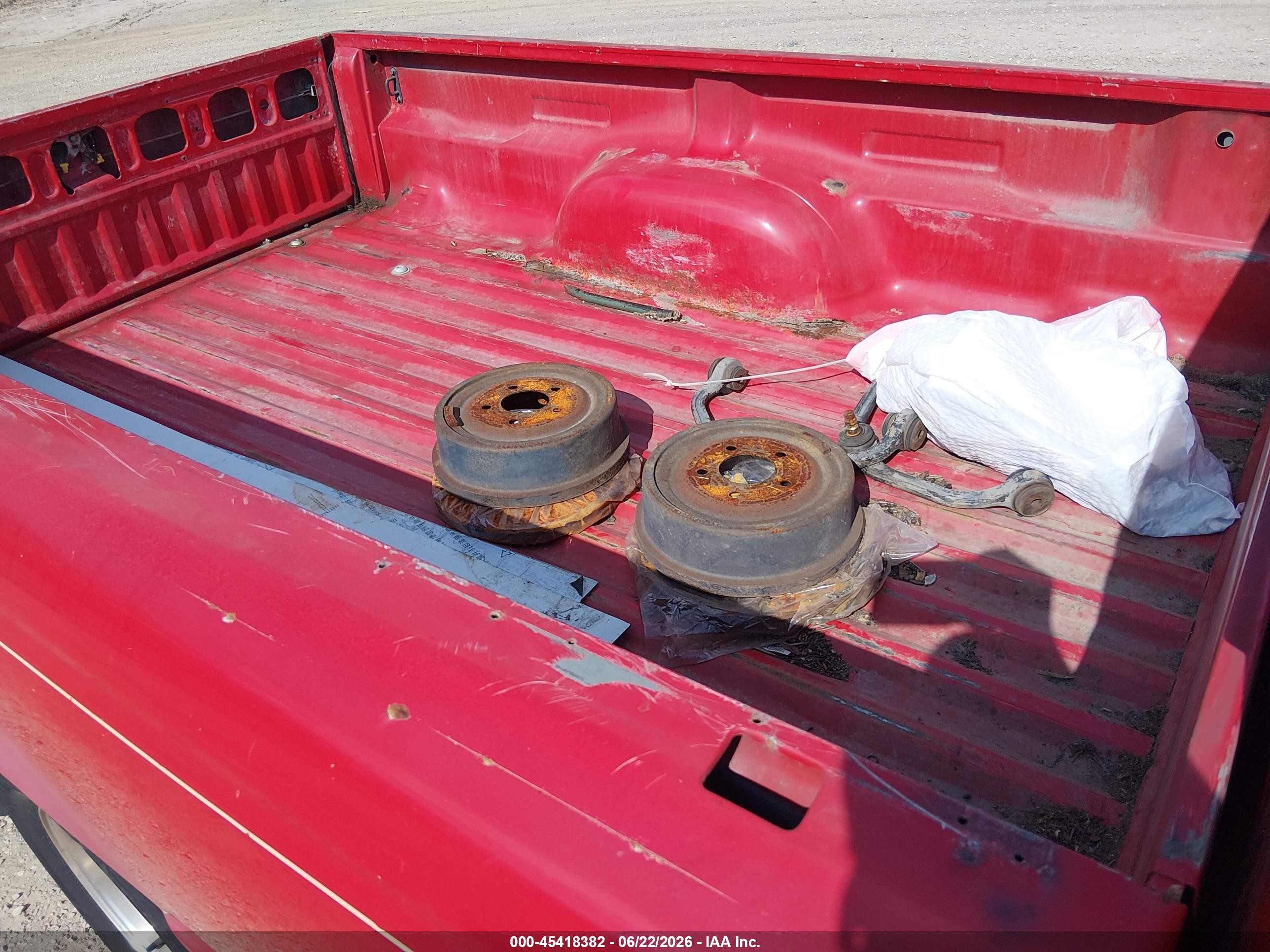 1997 Ford Ranger Splash/xl/xlt Red vin: 1FTCR10A2VUC16191
