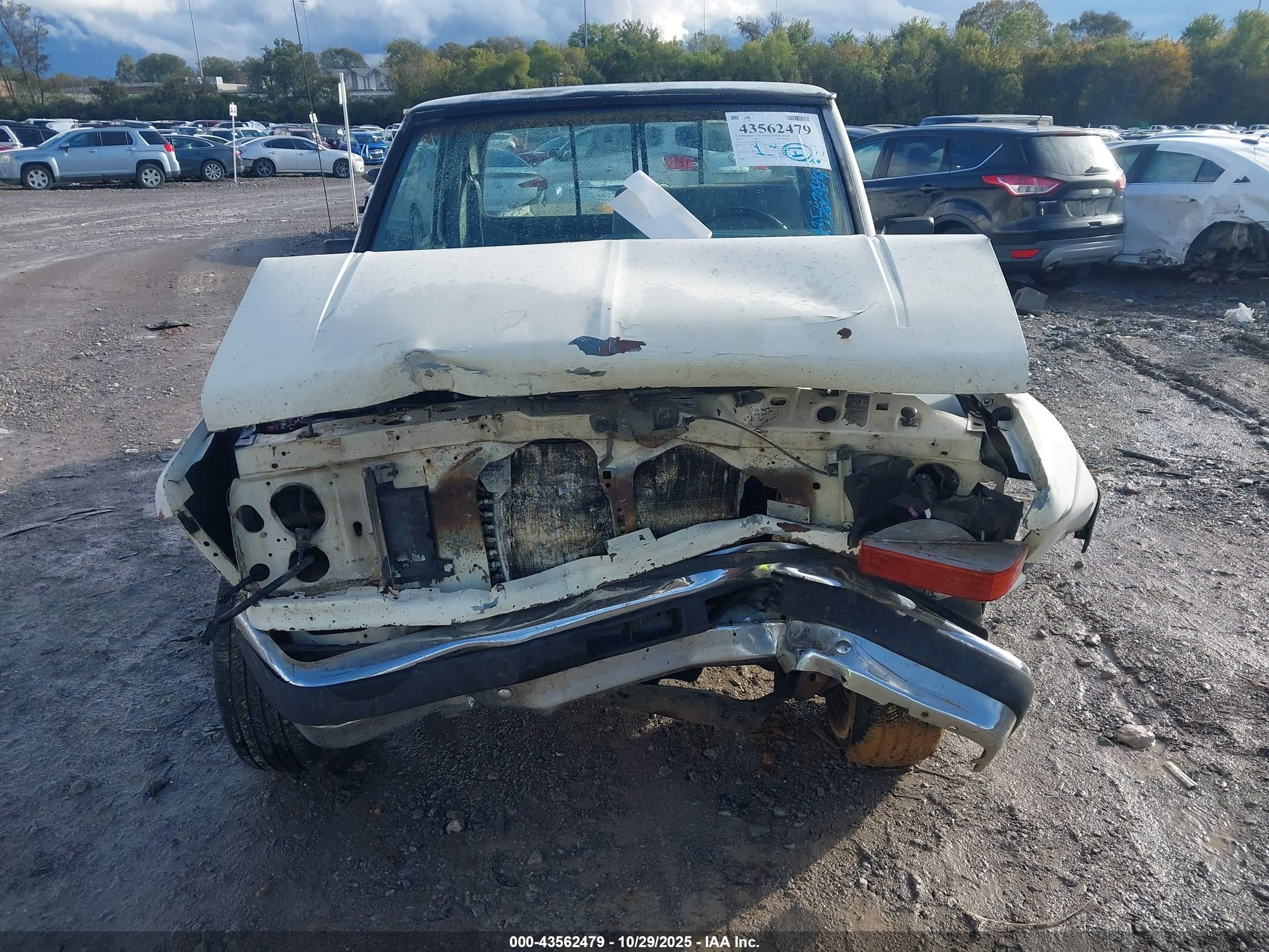 1989 Ford Ranger   Белый vin: 1FTCR10A3KUB81835