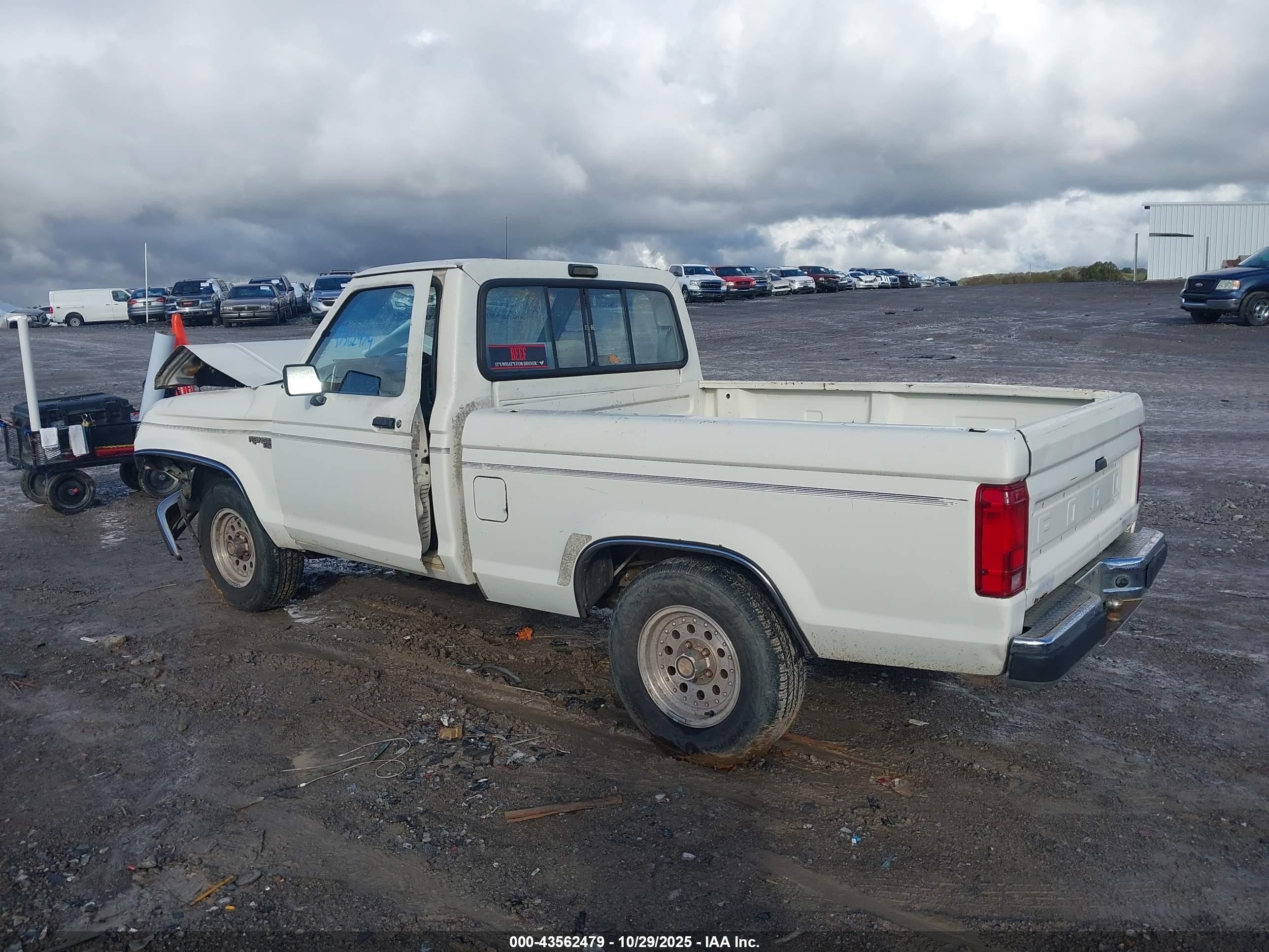 1989 Ford Ranger   Белый vin: 1FTCR10A3KUB81835