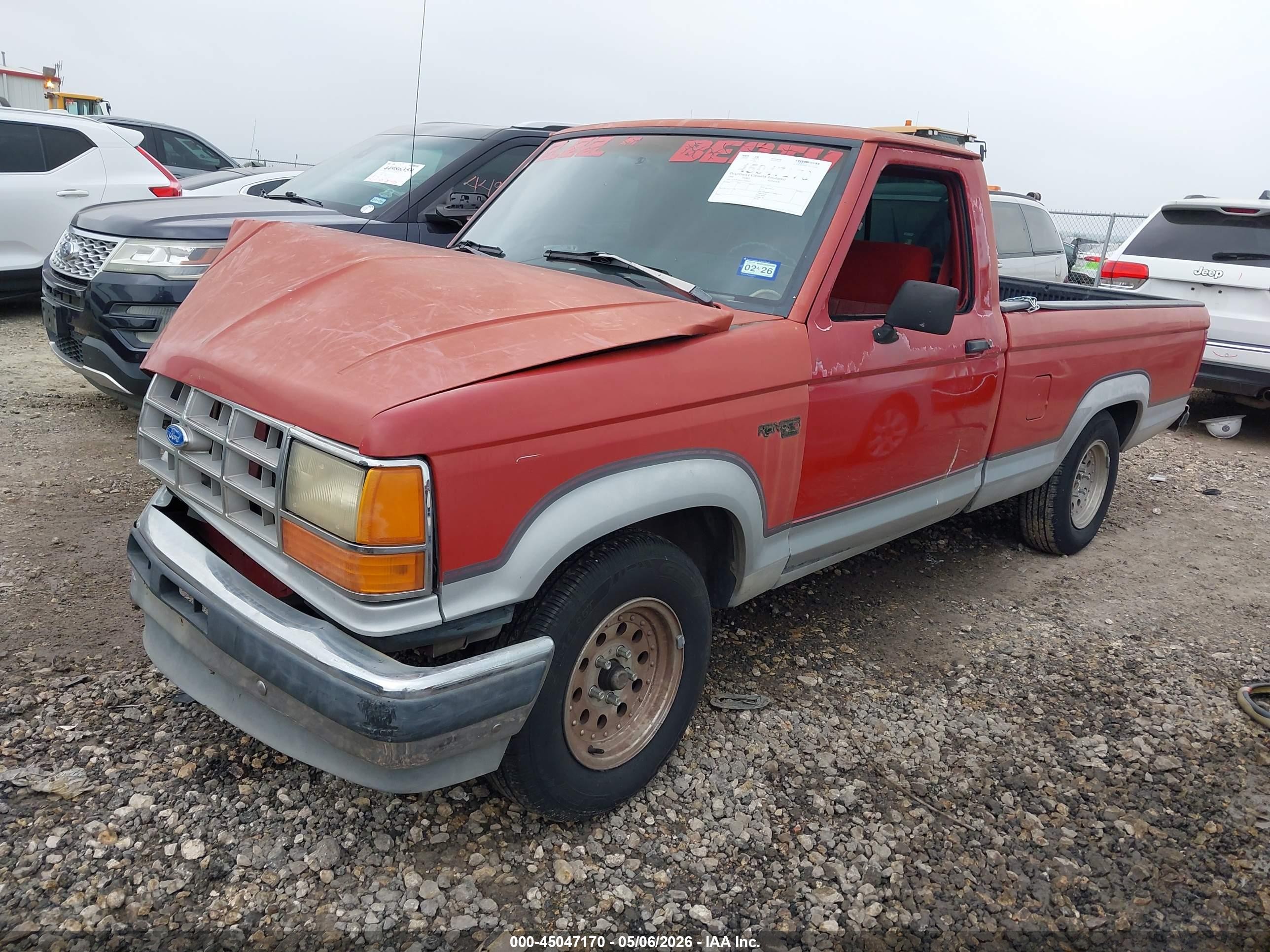 1990 Ford Ranger   Красный vin: 1FTCR10A3LUB98927