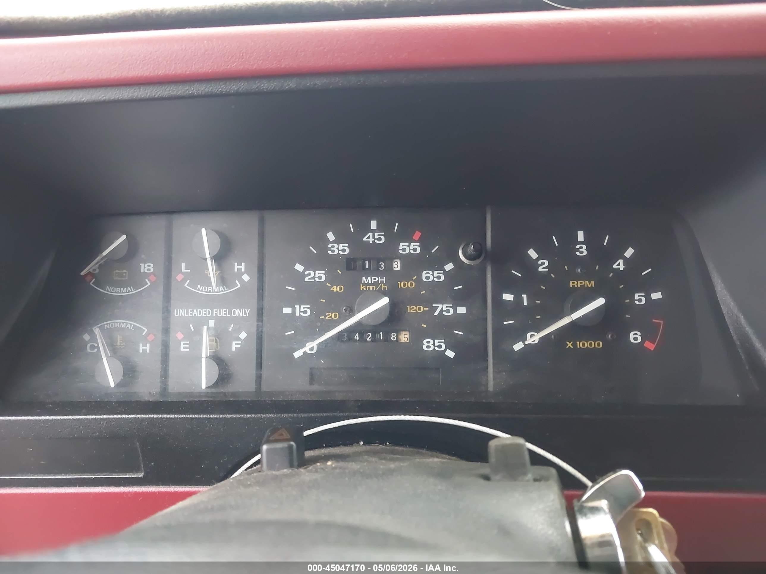 1990 Ford Ranger   Красный vin: 1FTCR10A3LUB98927