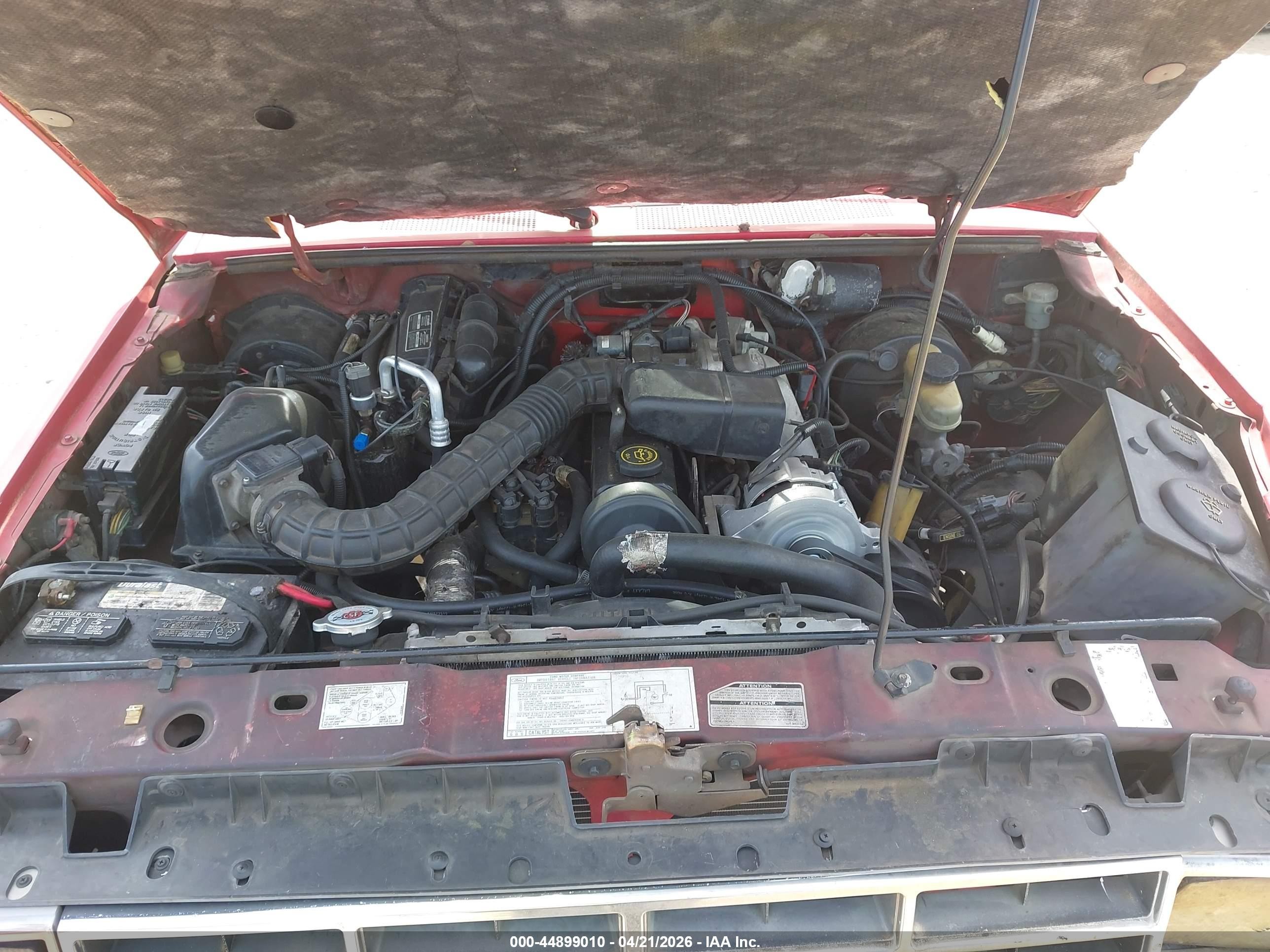 1991 Ford Ranger   Красный vin: 1FTCR10A3MUE55750