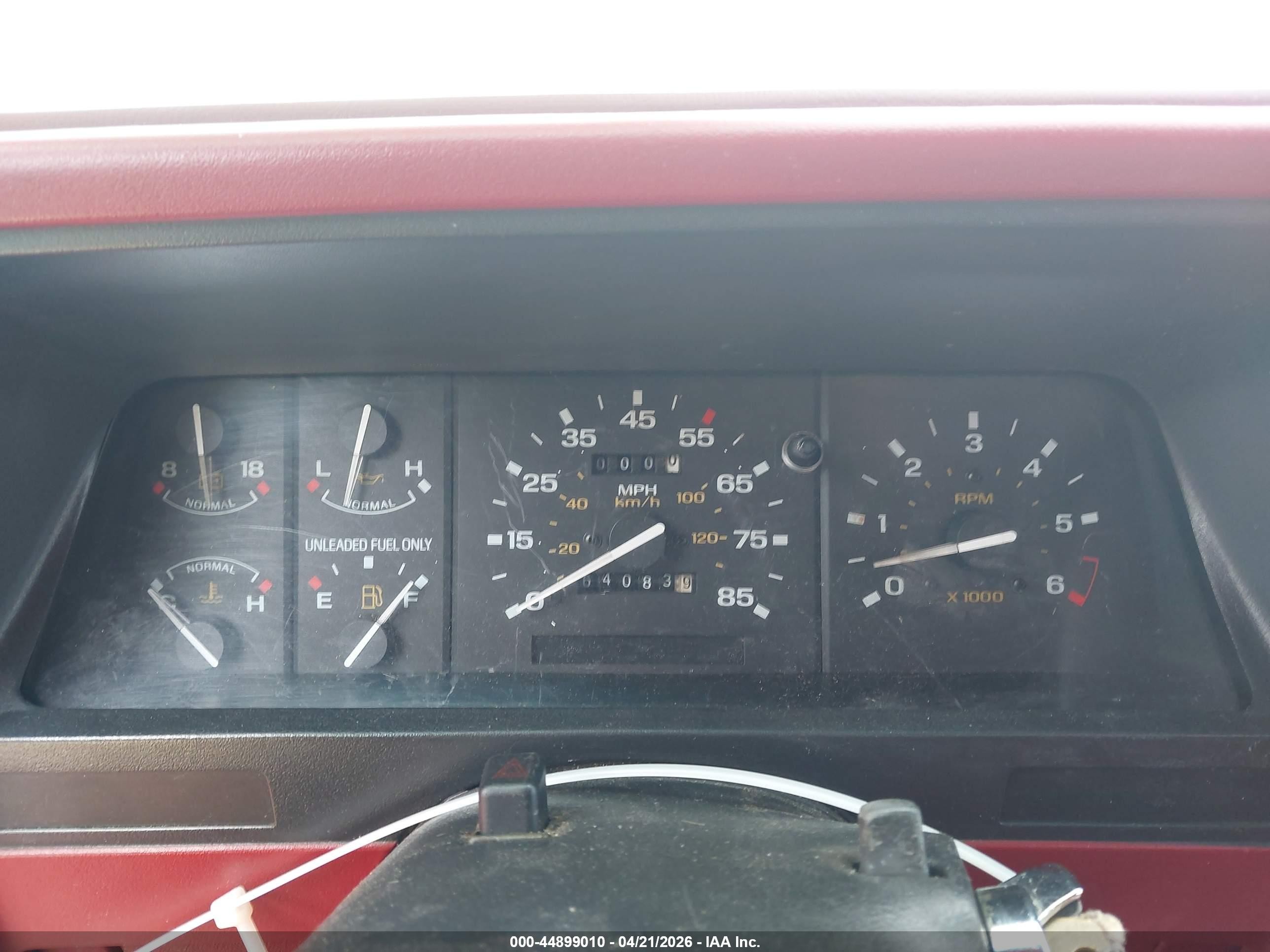 1991 Ford Ranger   Красный vin: 1FTCR10A3MUE55750