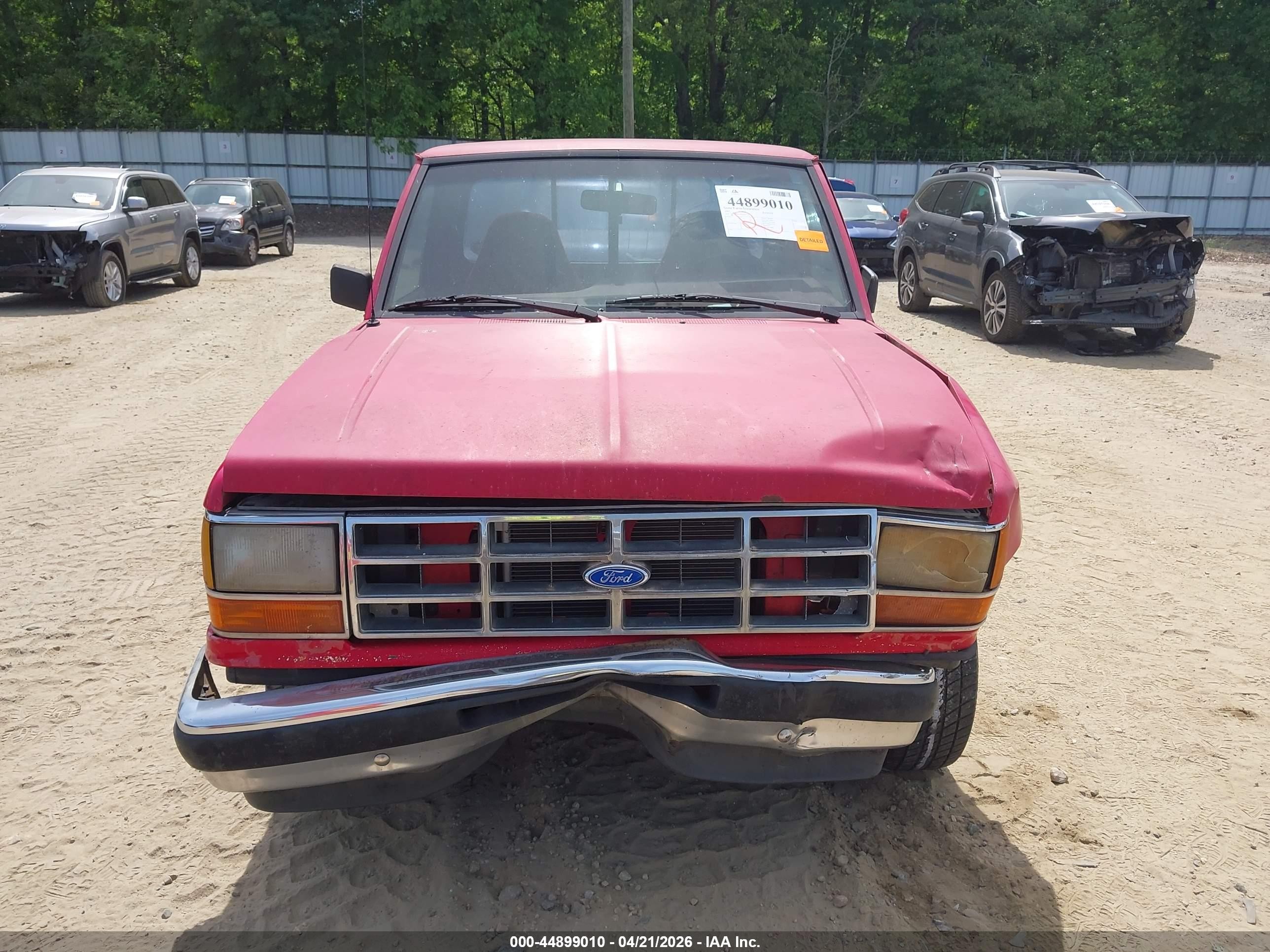 1991 Ford Ranger   Красный vin: 1FTCR10A3MUE55750