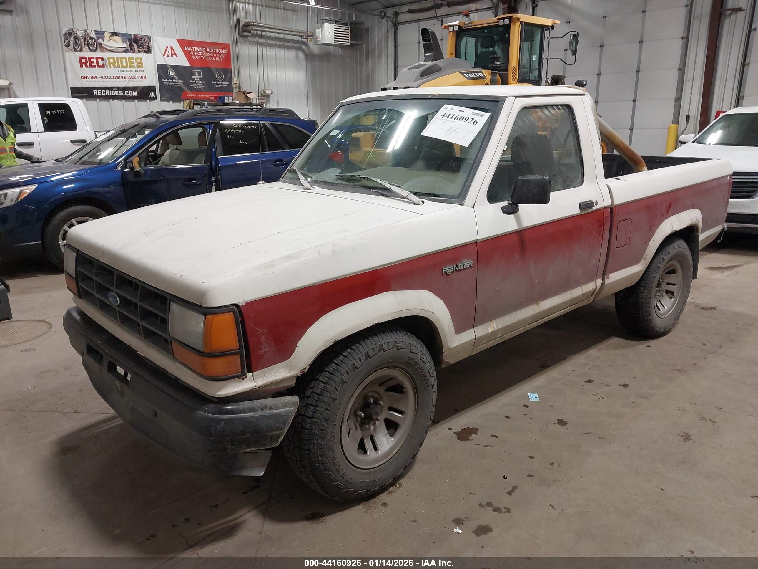 1992 Ford Ranger   Темно-бордовый vin: 1FTCR10A3NUA55897