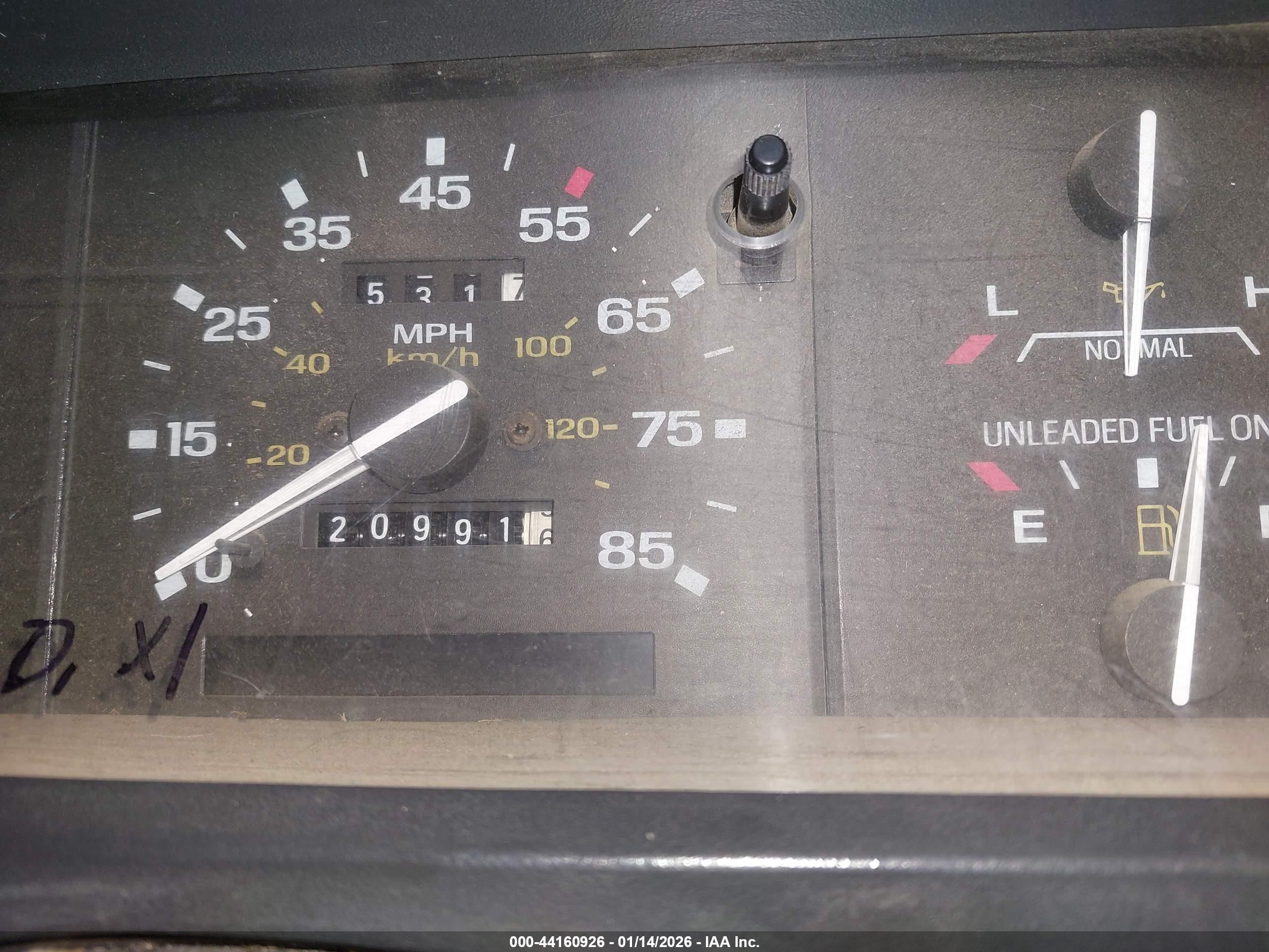 1992 Ford Ranger   Темно-бордовый vin: 1FTCR10A3NUA55897
