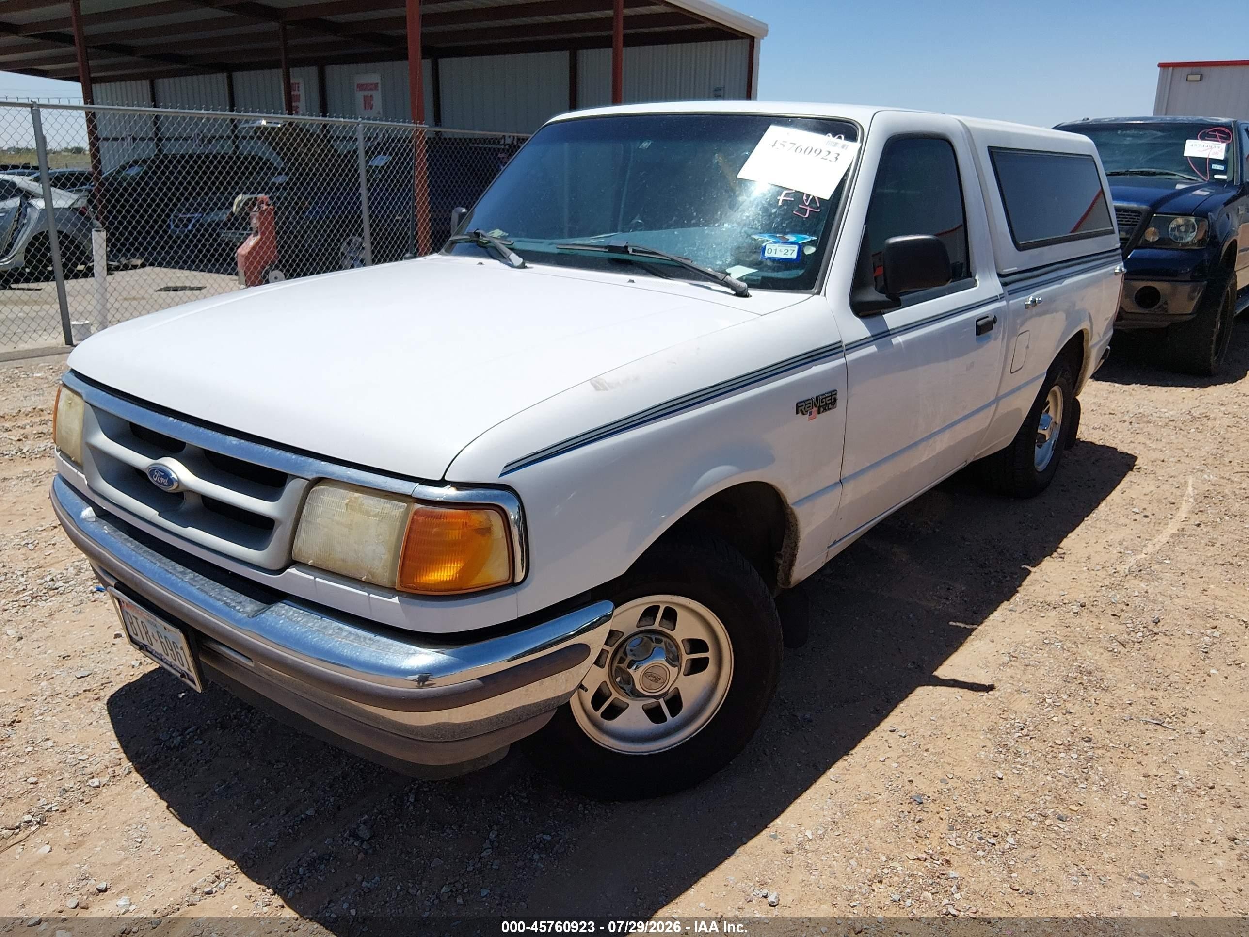 1995 Ford Ranger   White vin: 1FTCR10A3SPA99134