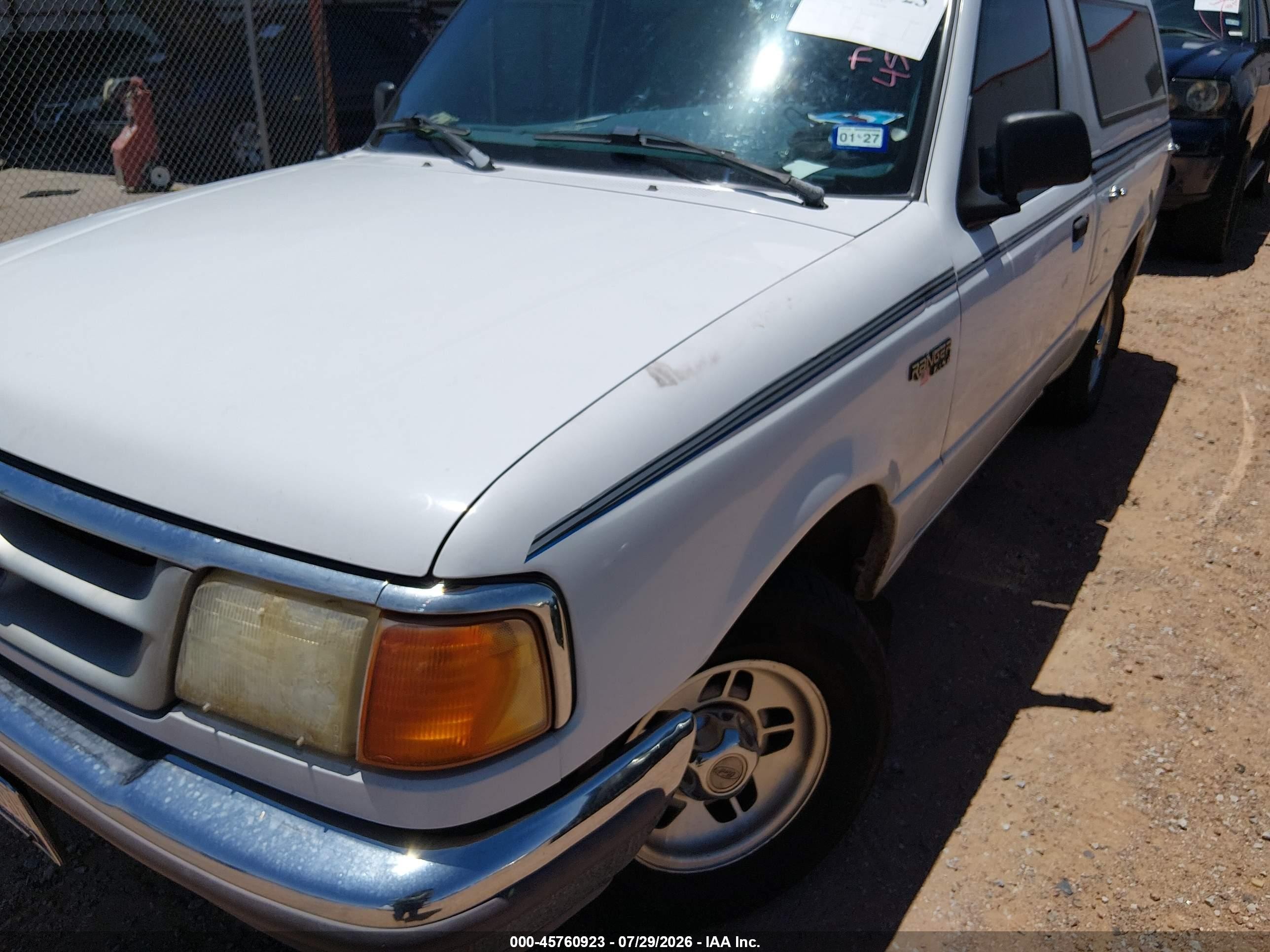 1995 Ford Ranger   White vin: 1FTCR10A3SPA99134