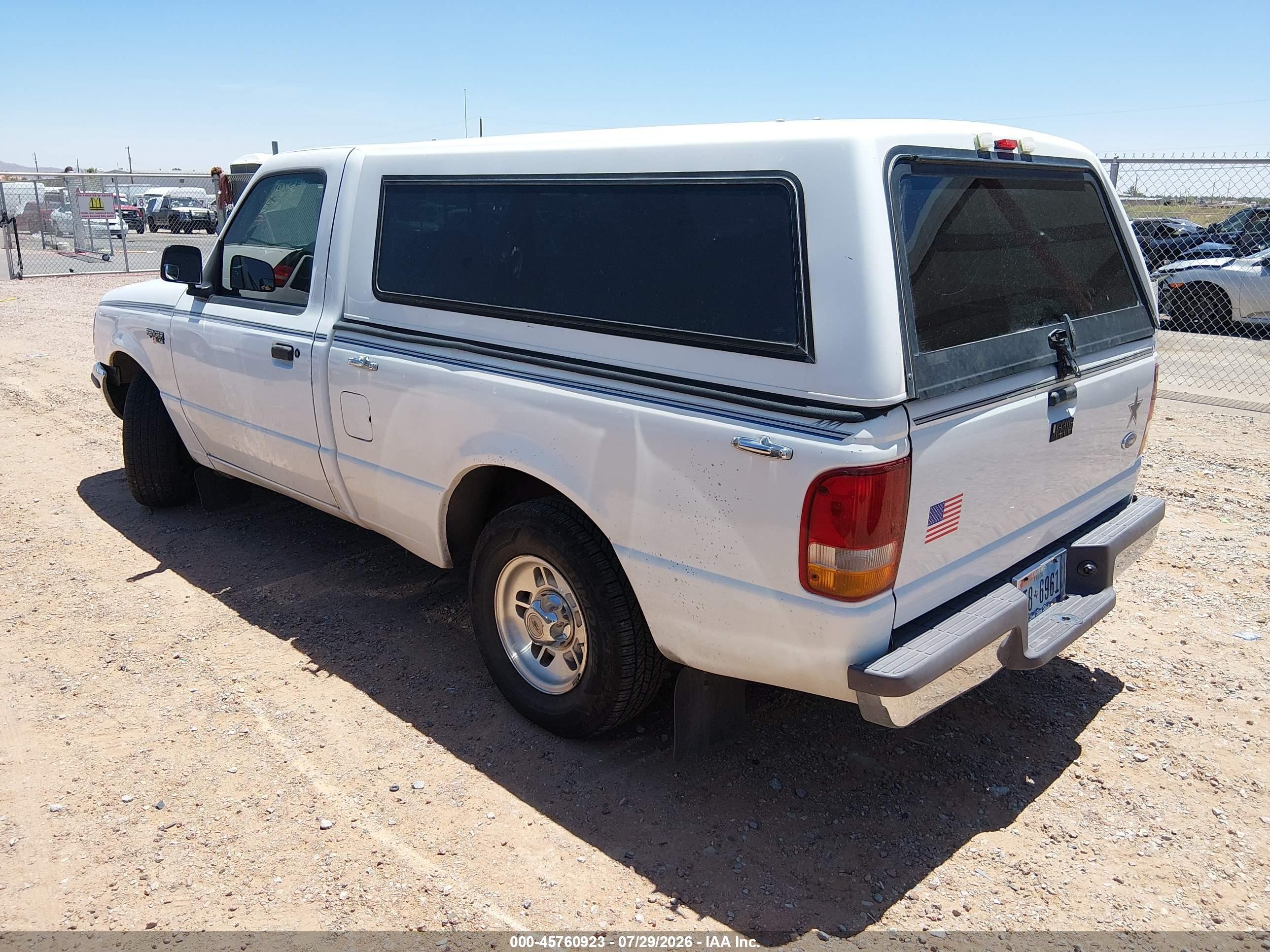1995 Ford Ranger   White vin: 1FTCR10A3SPA99134