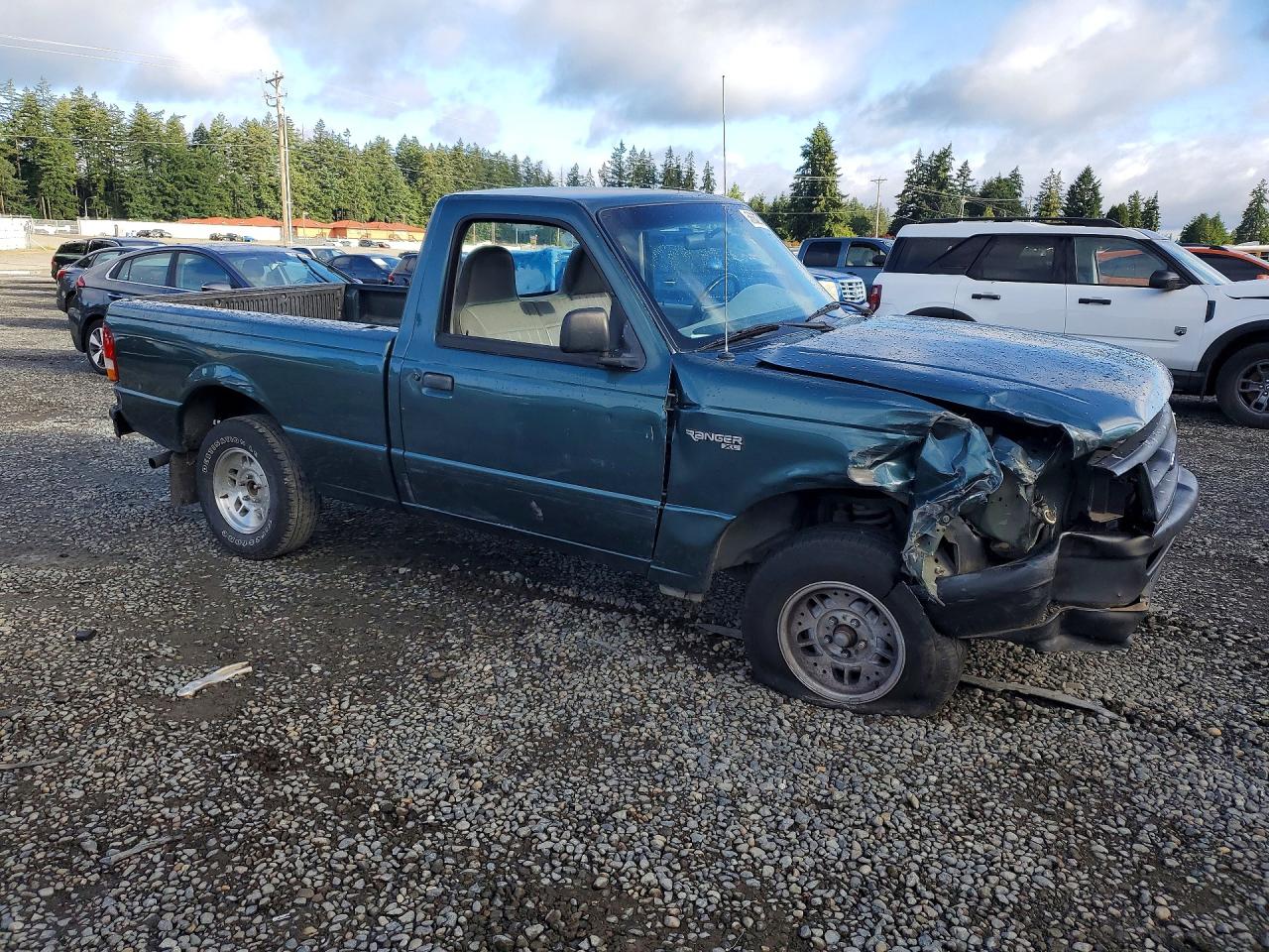 1996 Ford Ranger Teal vin: 1FTCR10A3TUC37631