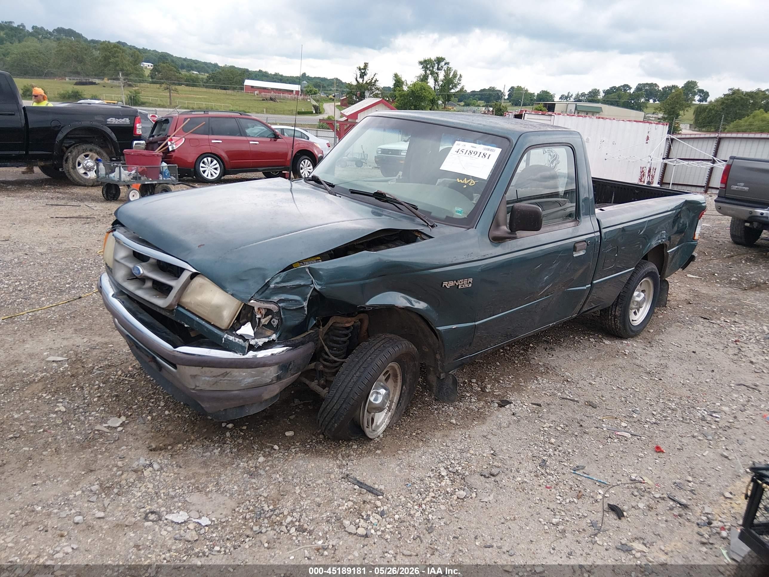 1996 Ford Ranger   Green vin: 1FTCR10A3TUC85288