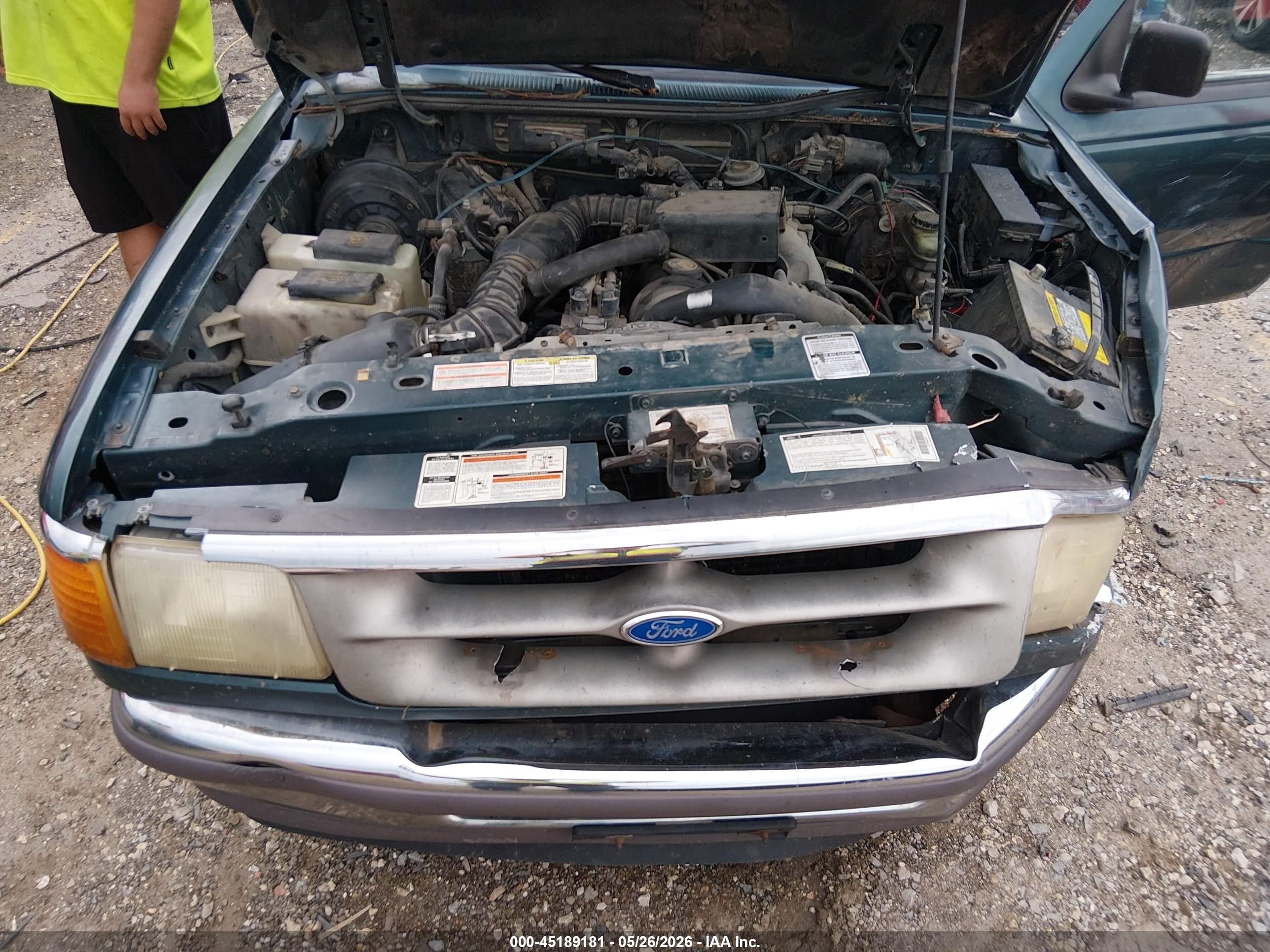 1996 Ford Ranger   Green vin: 1FTCR10A3TUC85288