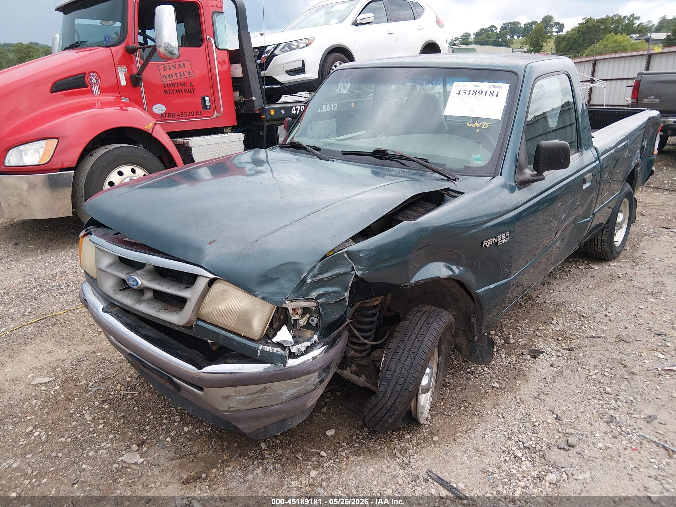 1996 Ford Ranger   Green vin: 1FTCR10A3TUC85288