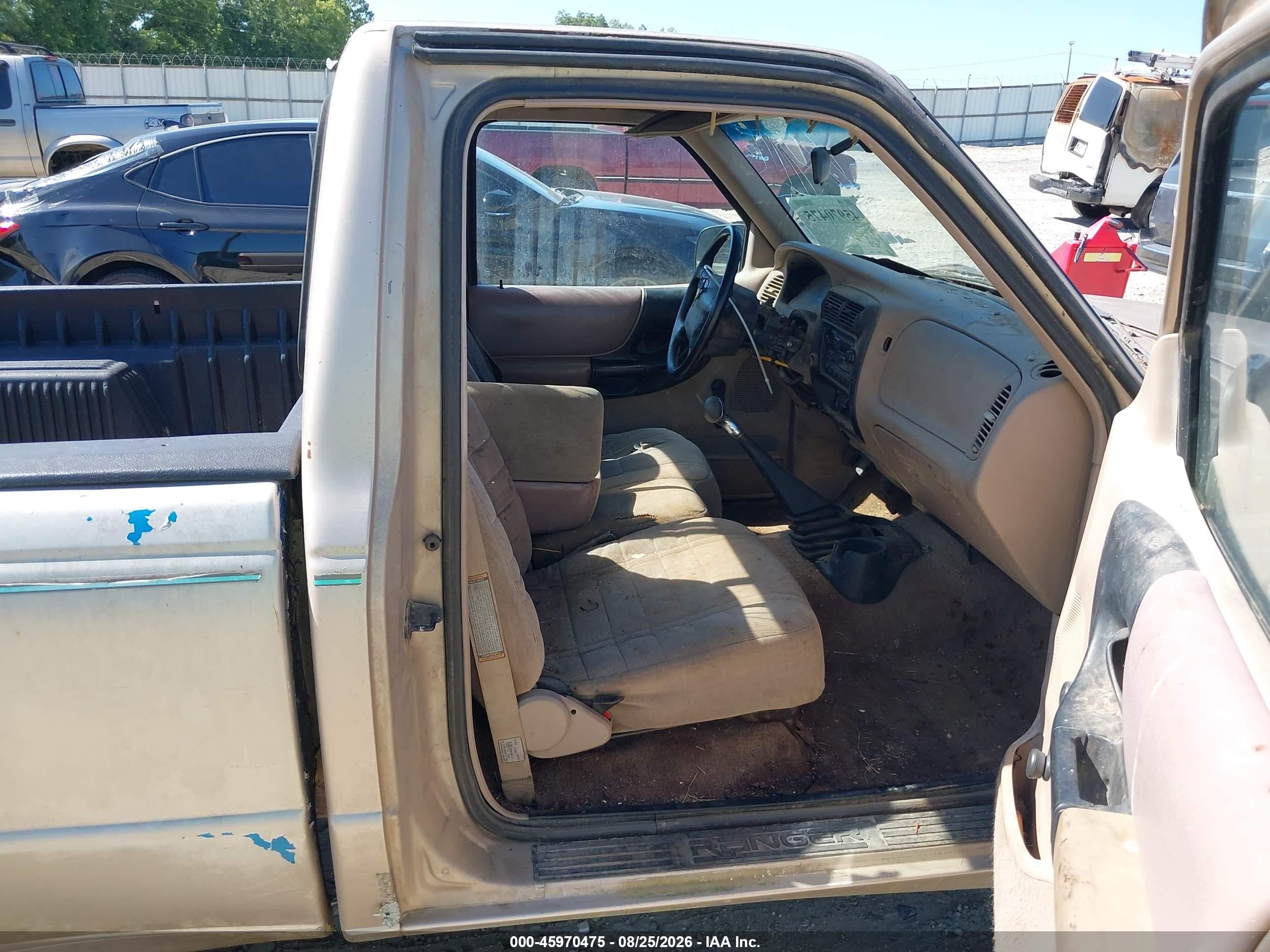 1997 Ford Ranger Splash/xl/xlt Champagne vin: 1FTCR10A3VUA21278