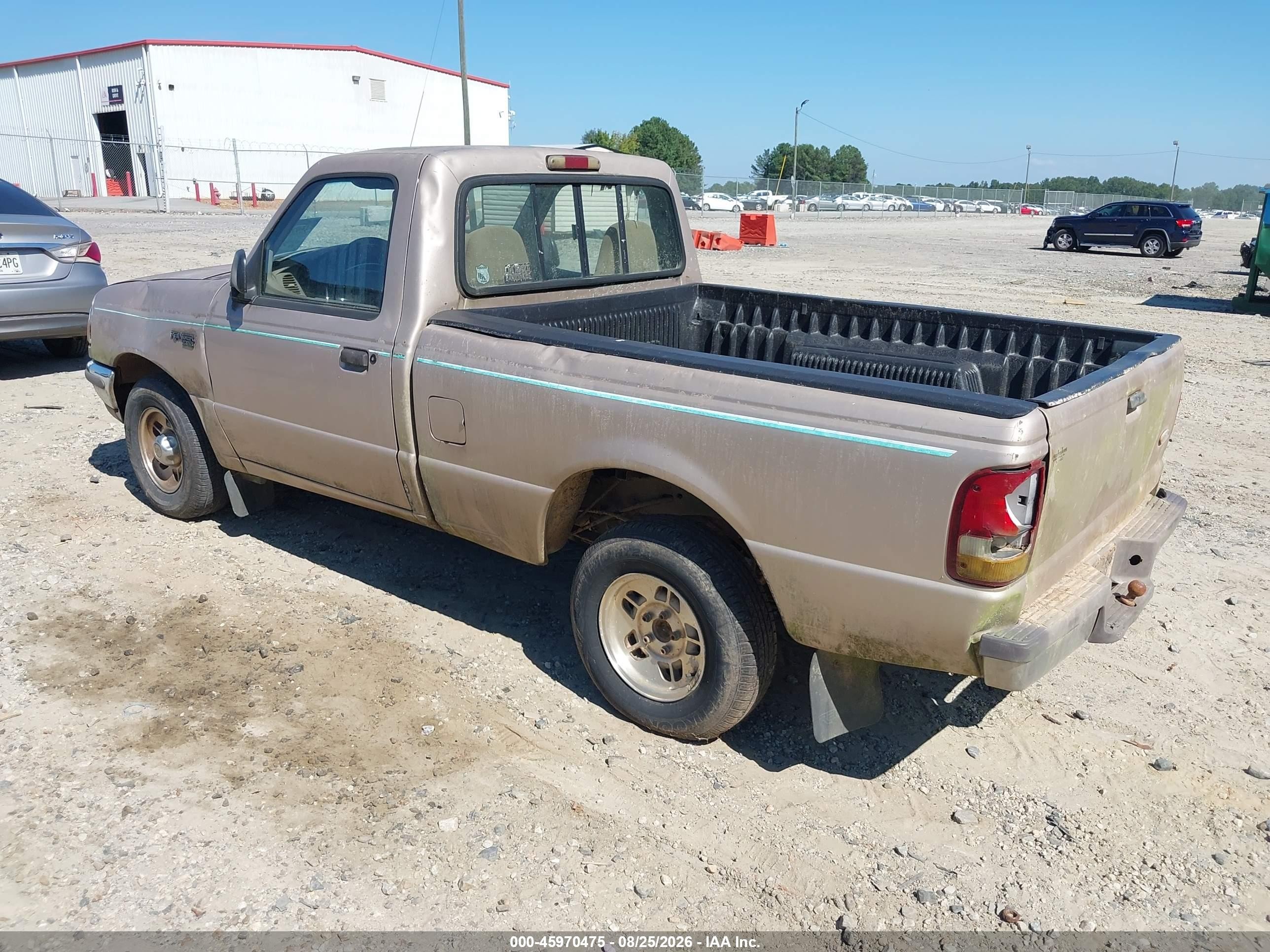 1997 Ford Ranger Splash/xl/xlt Champagne vin: 1FTCR10A3VUA21278