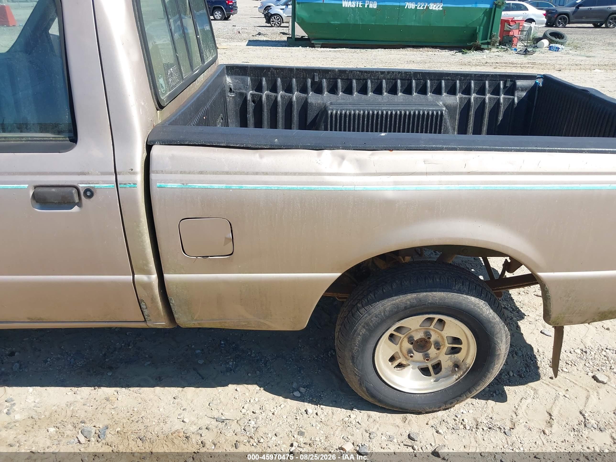 1997 Ford Ranger Splash/xl/xlt Champagne vin: 1FTCR10A3VUA21278