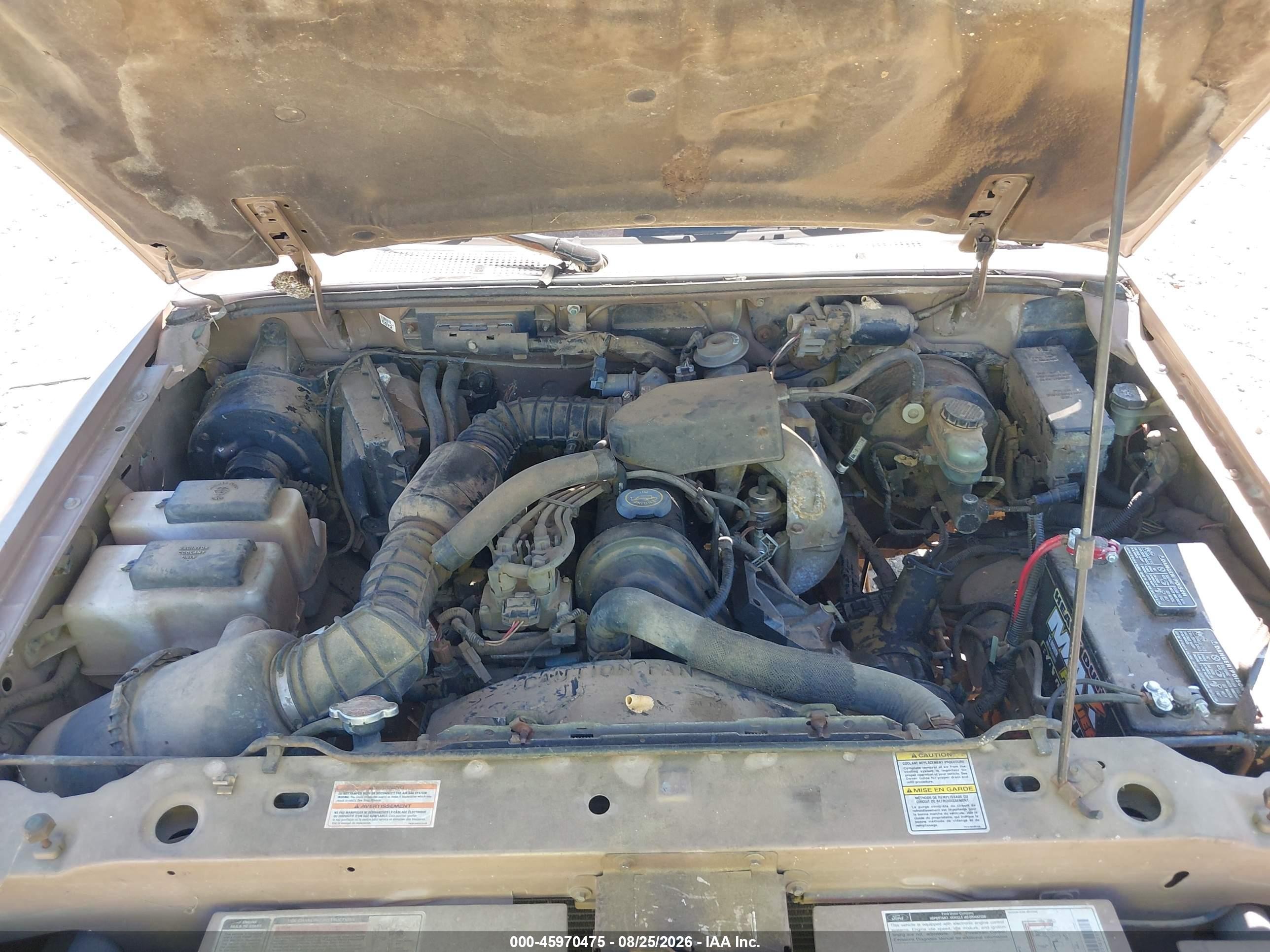 1997 Ford Ranger Splash/xl/xlt Champagne vin: 1FTCR10A3VUA21278