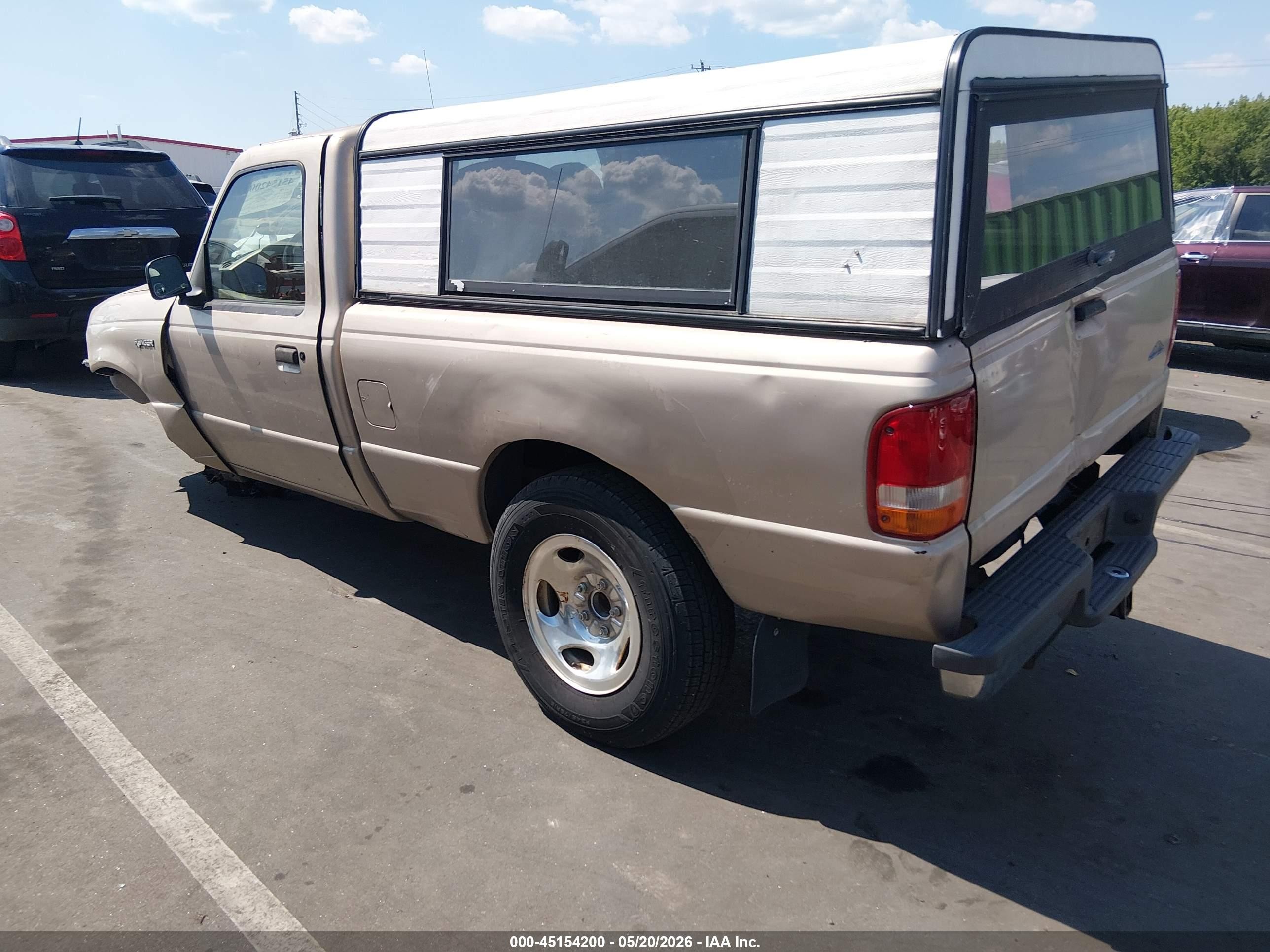 1997 Ford Ranger Splash/xl/xlt Beige vin: 1FTCR10A3VUD33245