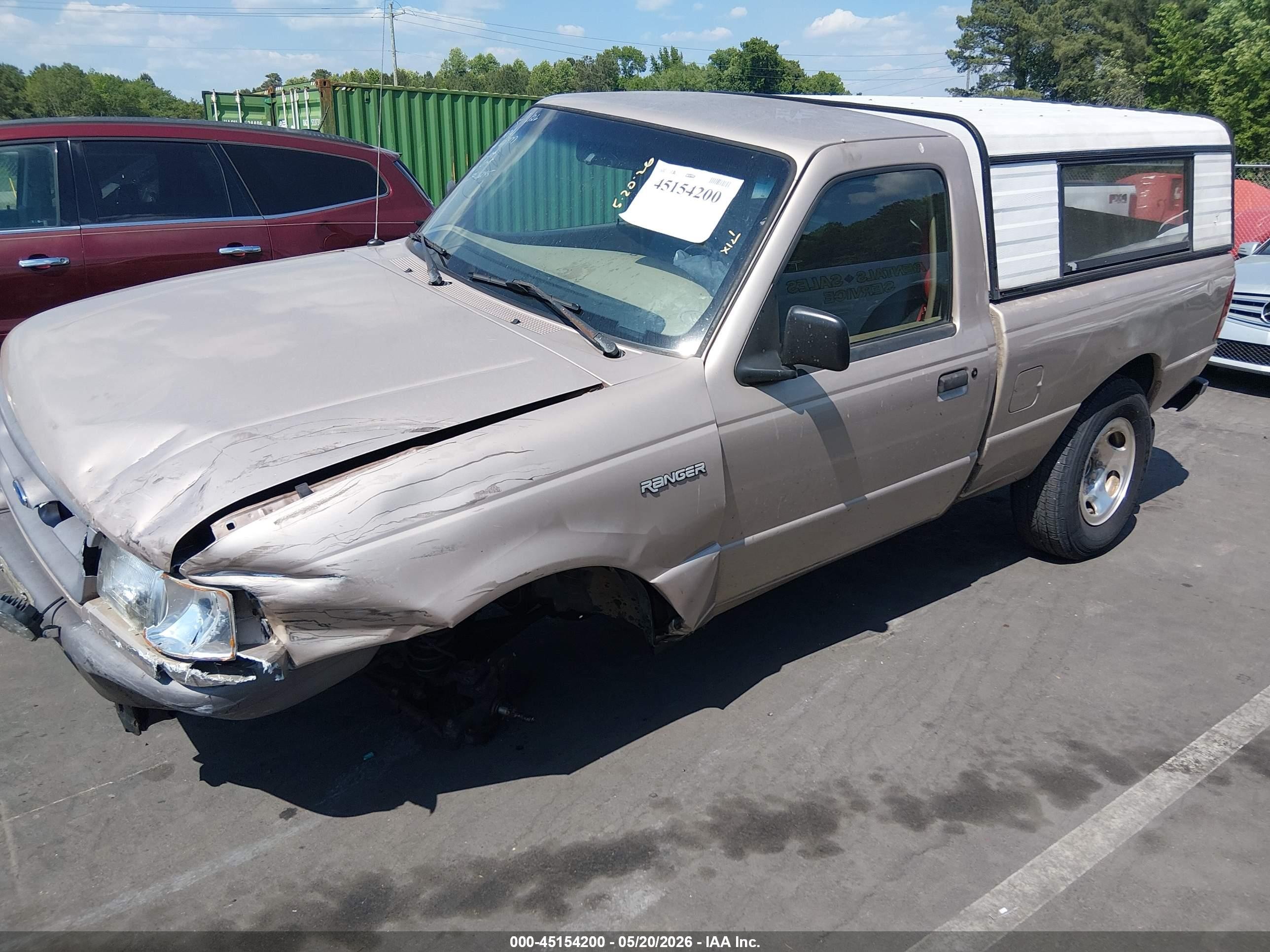 1997 Ford Ranger Splash/xl/xlt Beige vin: 1FTCR10A3VUD33245