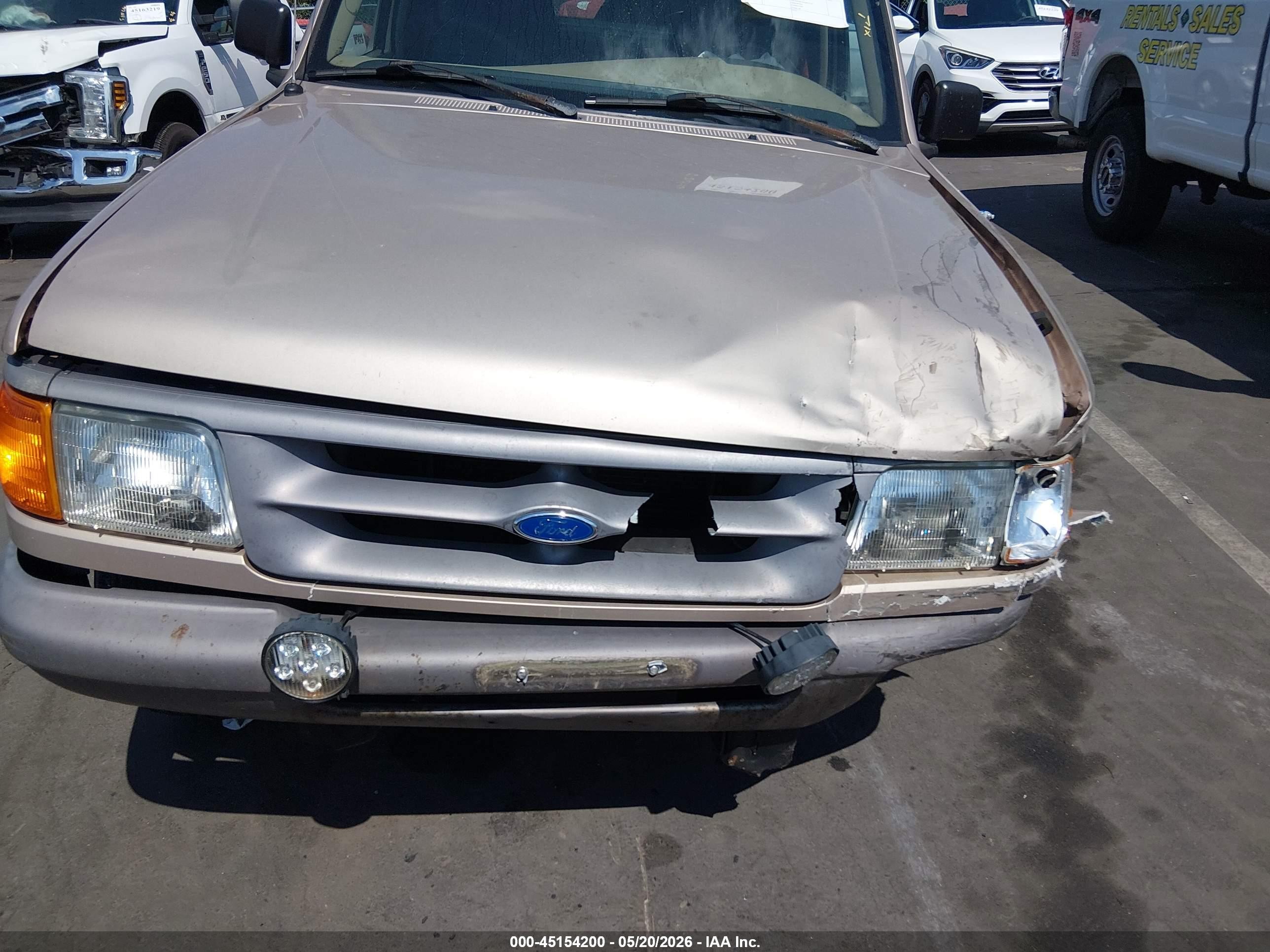 1997 Ford Ranger Splash/xl/xlt Beige vin: 1FTCR10A3VUD33245