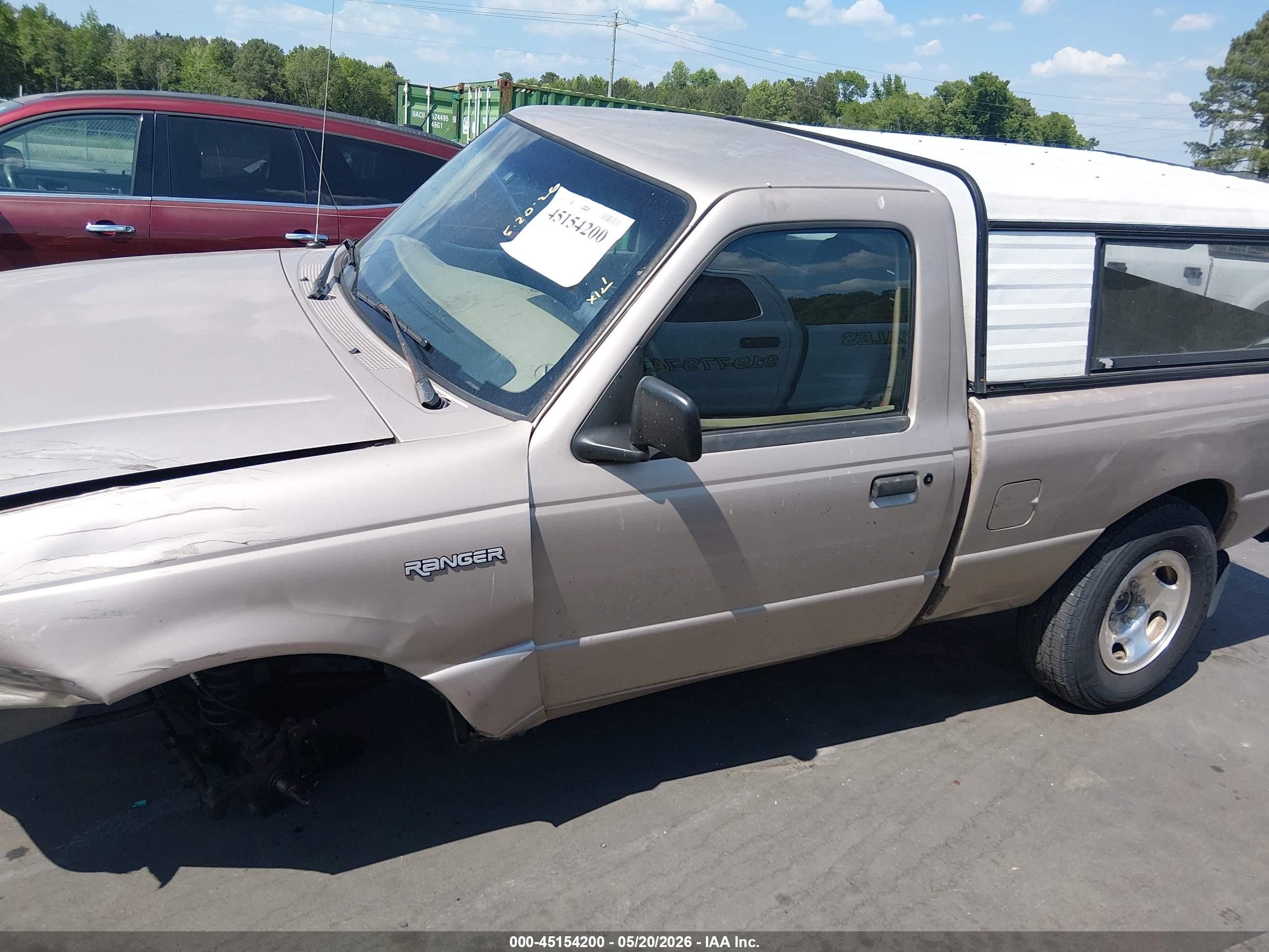 1997 Ford Ranger Splash/xl/xlt Beige vin: 1FTCR10A3VUD33245
