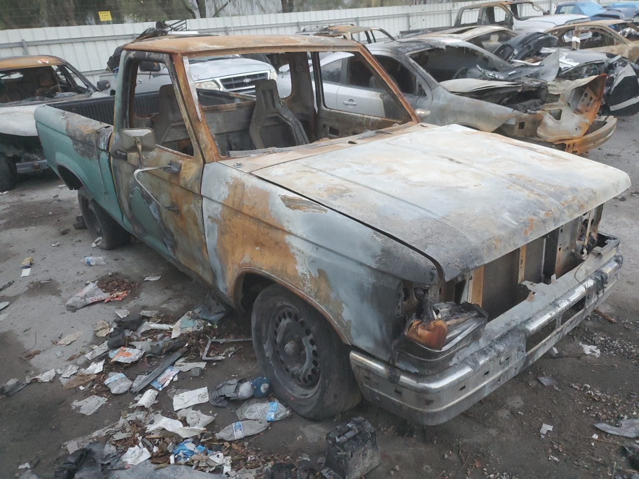 1991 Ford Ranger Burn vin: 1FTCR10A4MPB04554