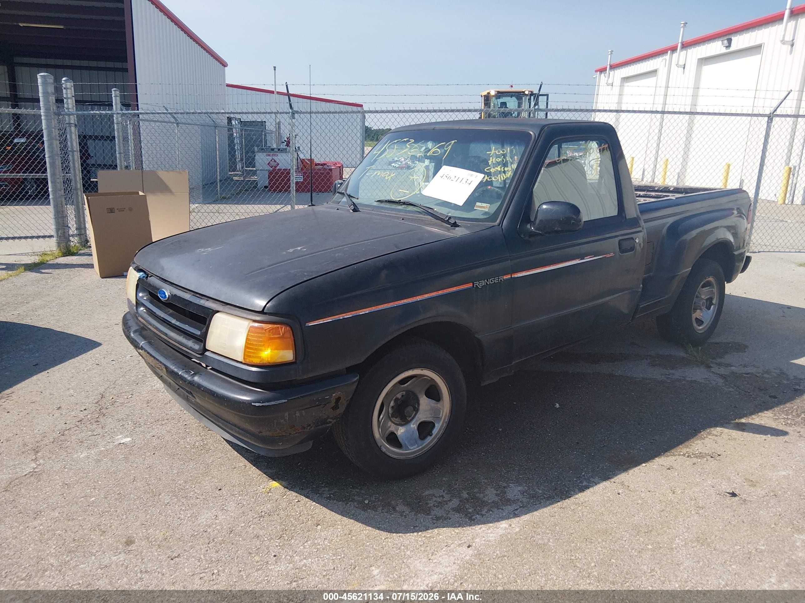 1993 Ford Ranger   Black vin: 1FTCR10A4PPB30737