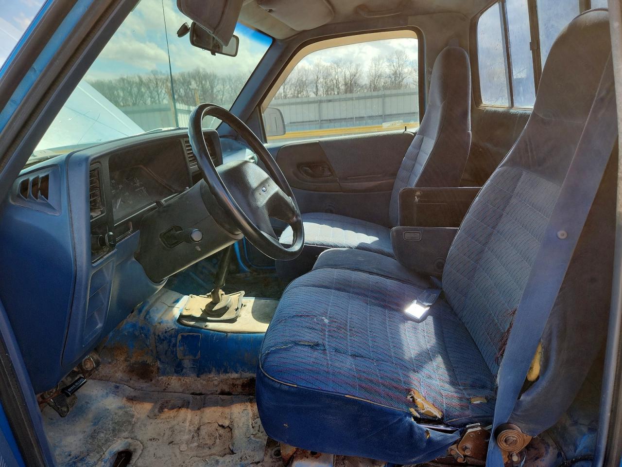 1993 Ford Ranger Blue vin: 1FTCR10A4PUA01009