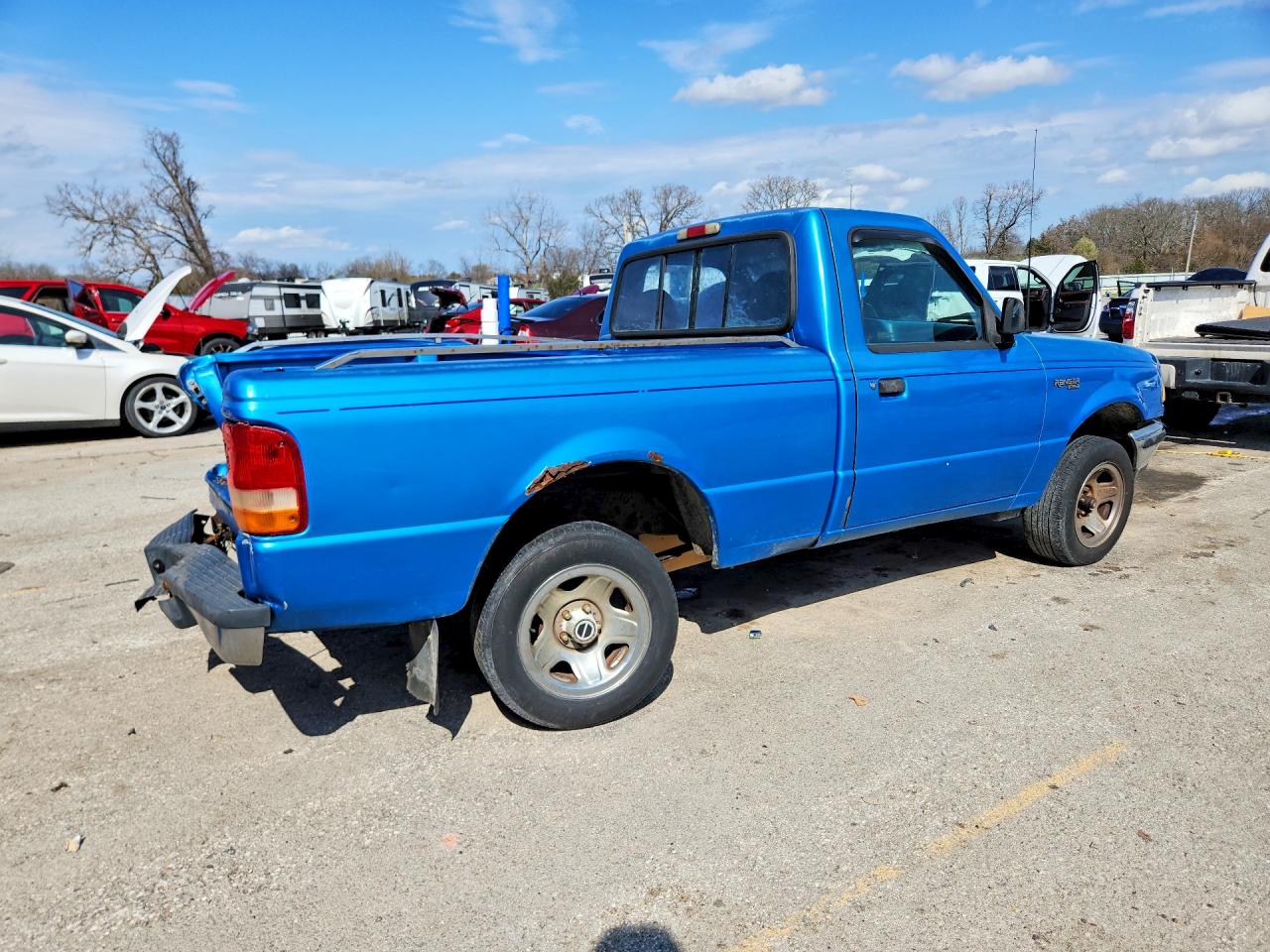 1993 Ford Ranger Blue vin: 1FTCR10A4PUA01009