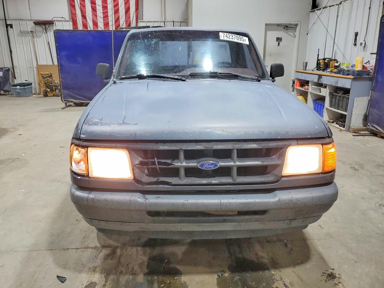1993 Ford Ranger Gray vin: 1FTCR10A4PUD05800