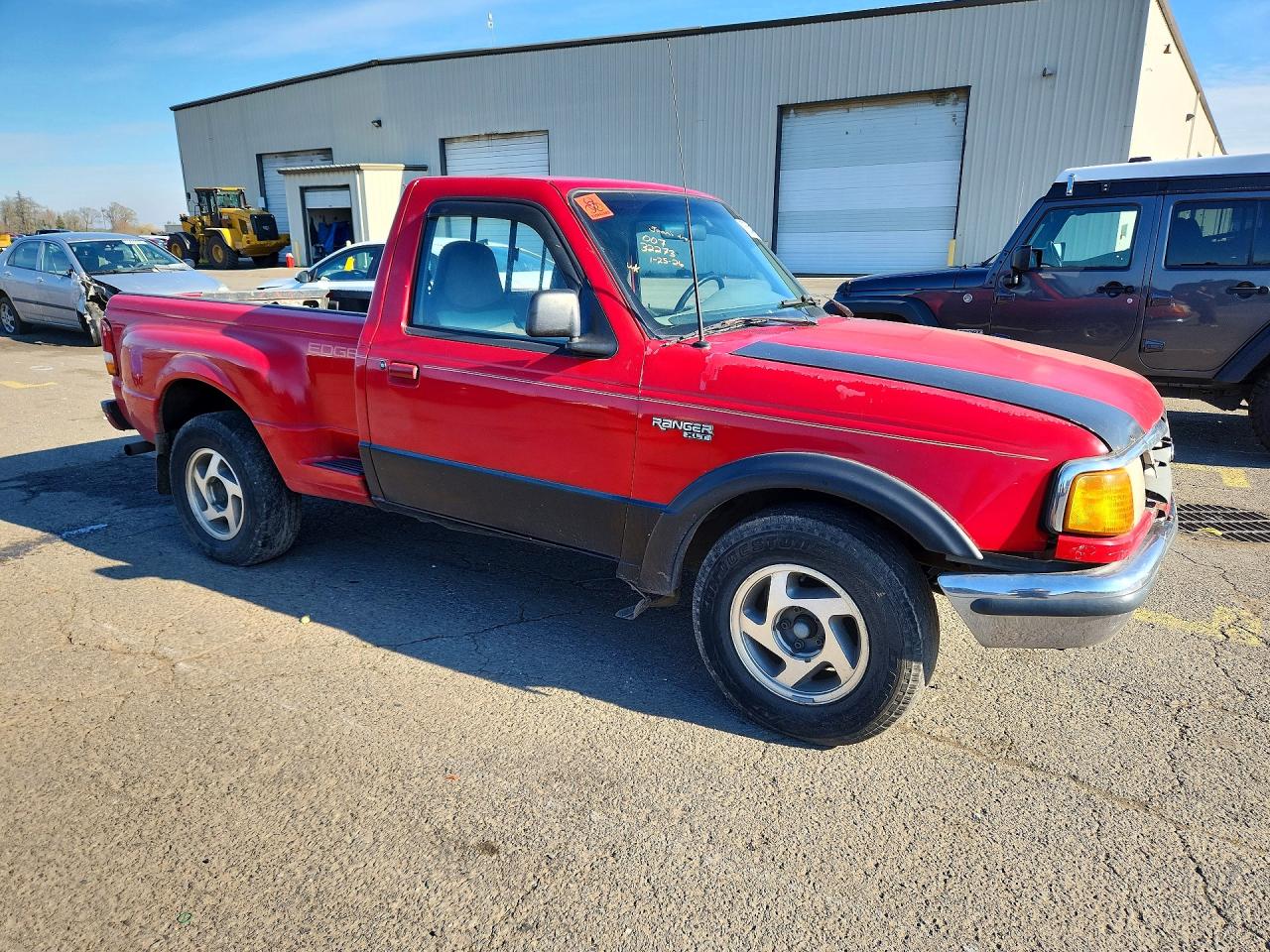 1995 Ford Ranger Red vin: 1FTCR10A4SUB89412