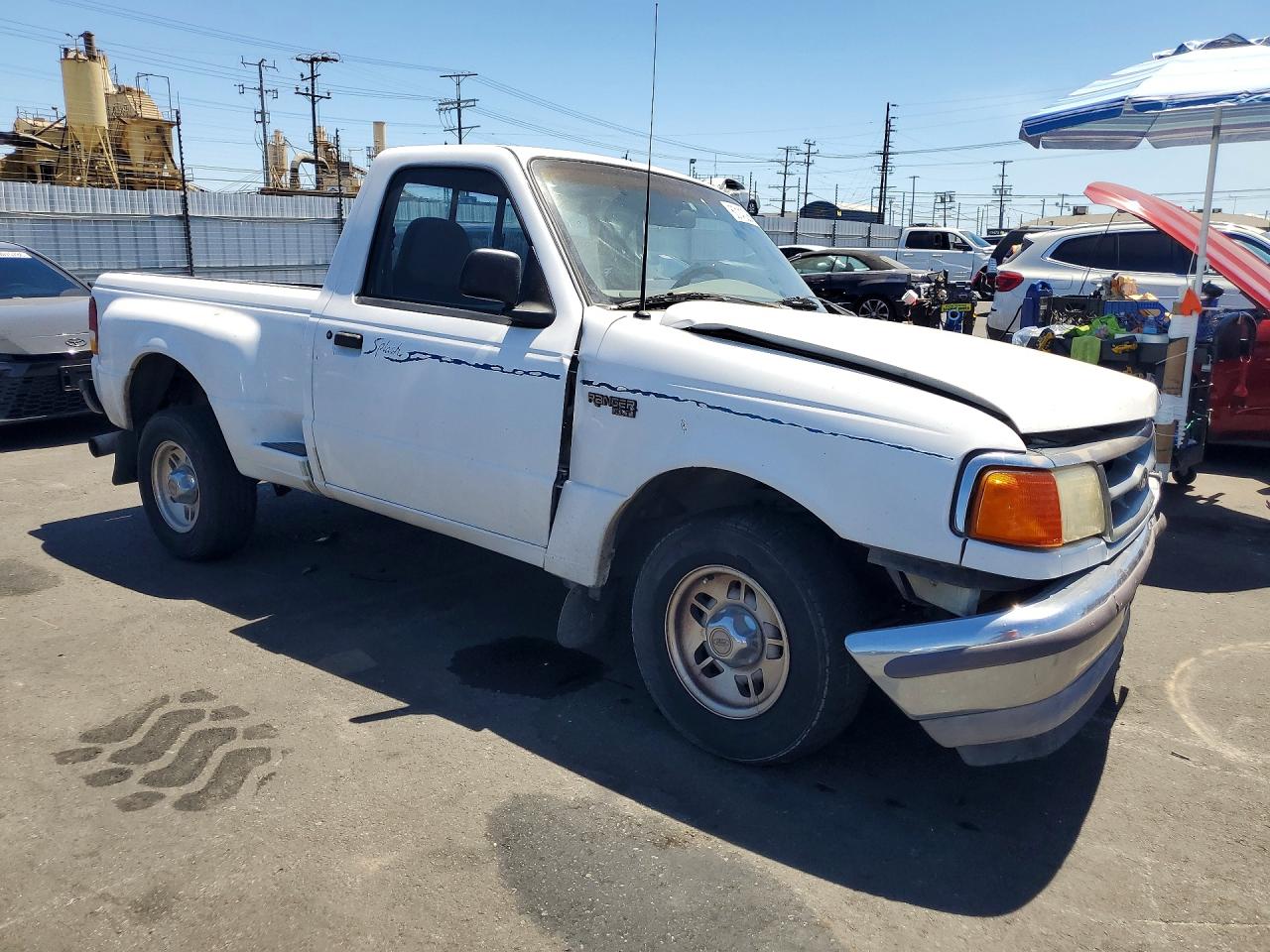 1996 Ford Ranger White vin: 1FTCR10A4TPA60277