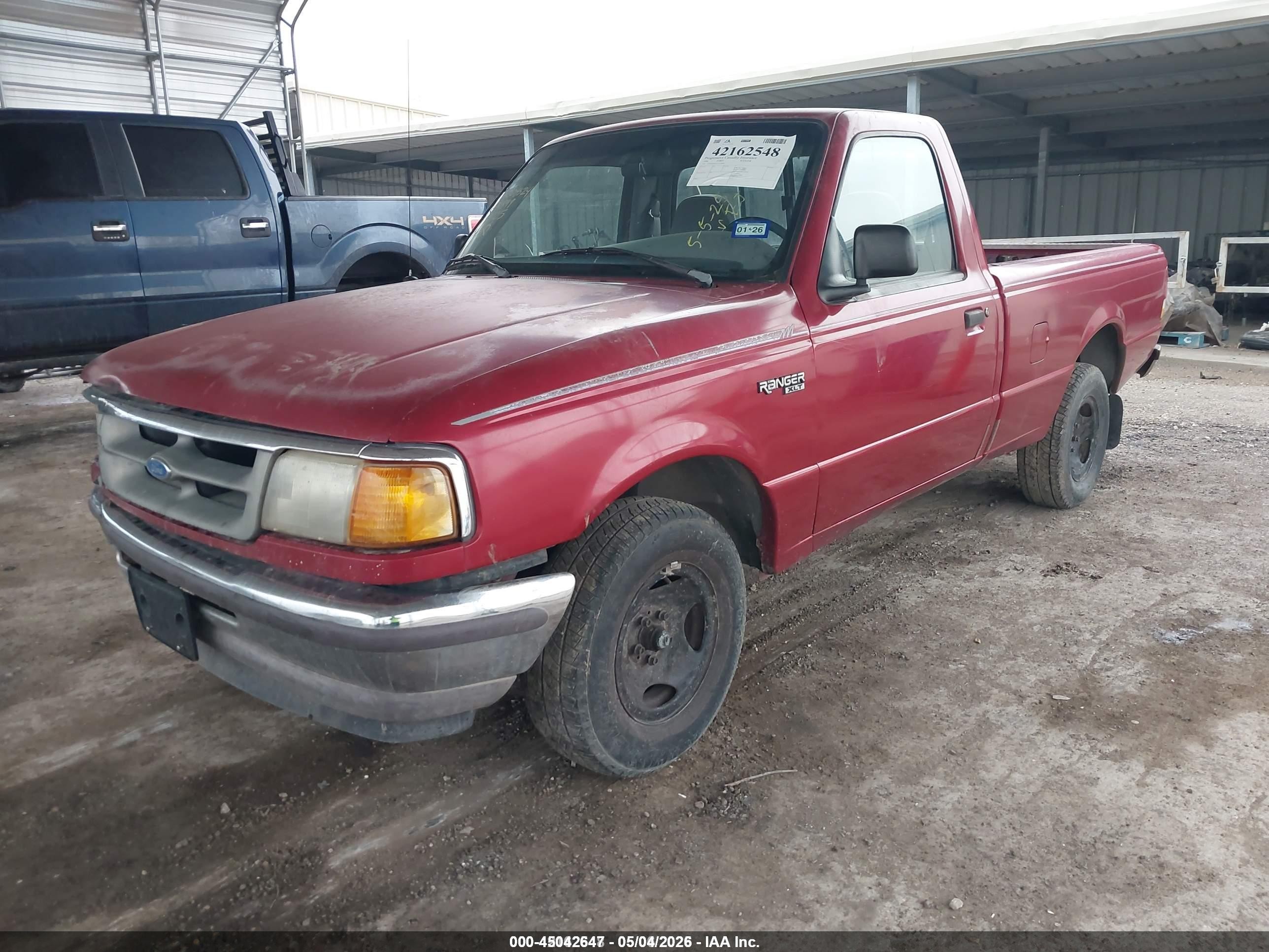 1996 Ford Ranger   Maroon vin: 1FTCR10A4TTA31899