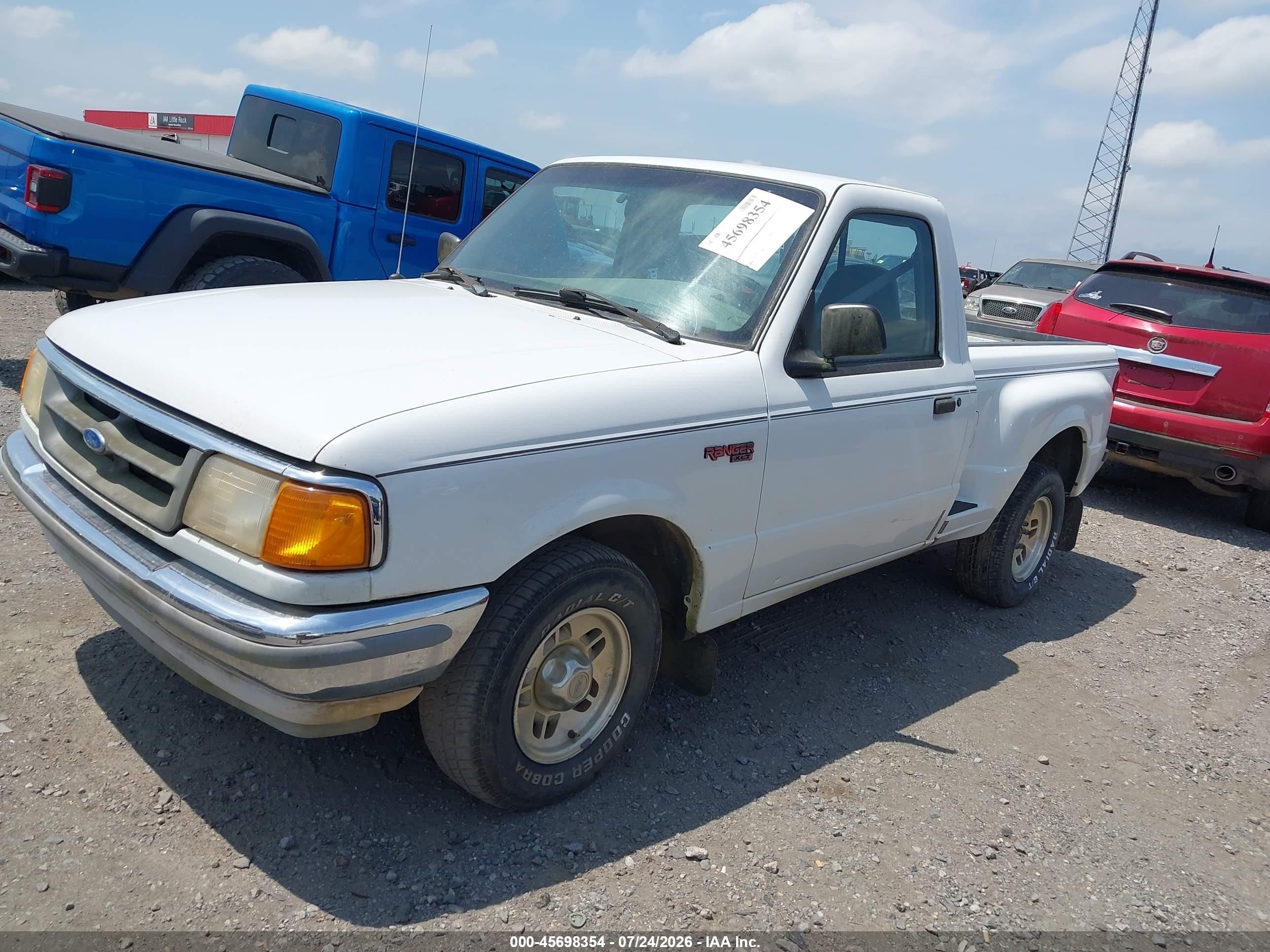 1997 Ford Ranger Splash/xlt White vin: 1FTCR10A4VPA83674